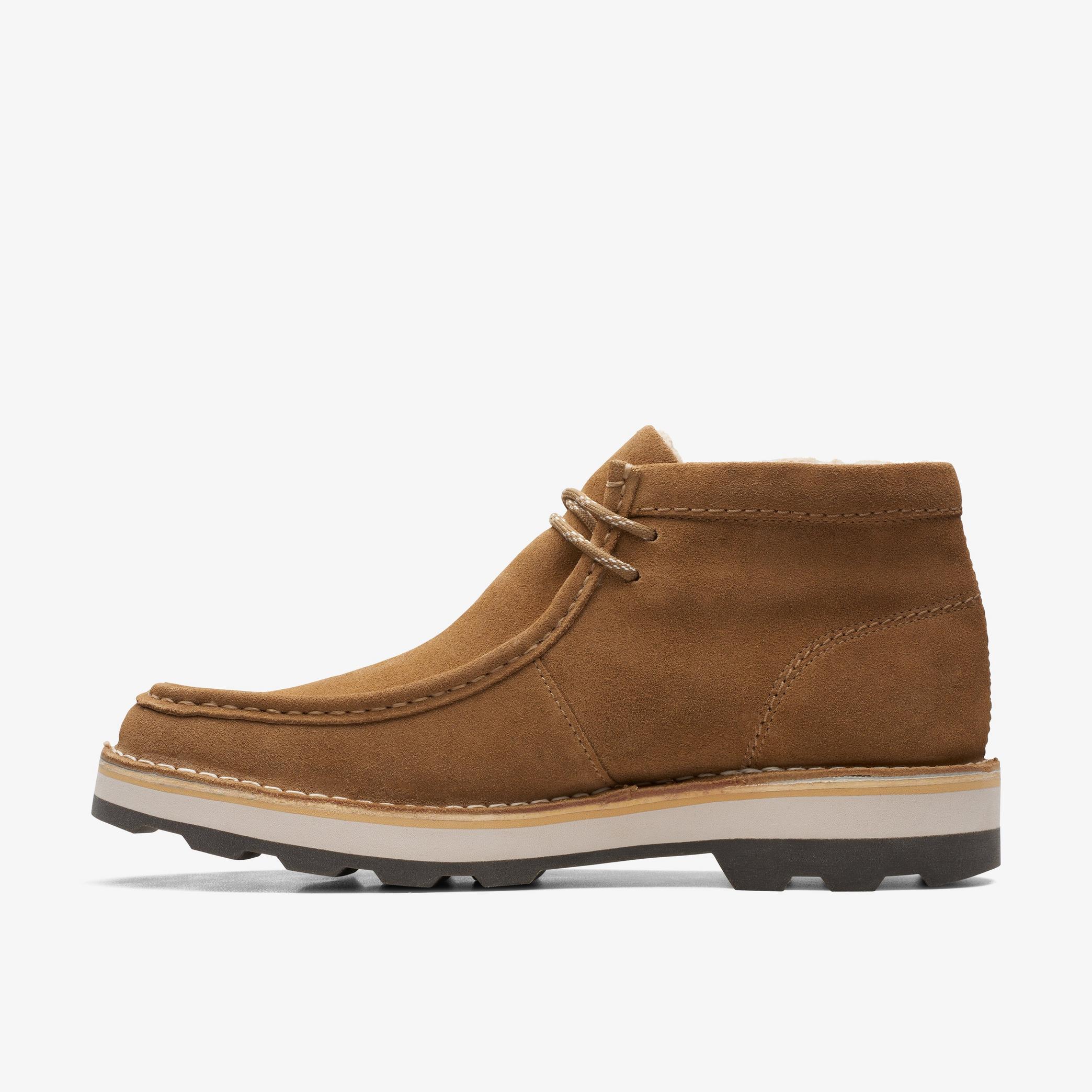 MENS Corston Wally Waterproof Dark Sand Warmlined Ankle Boots | Clarks US