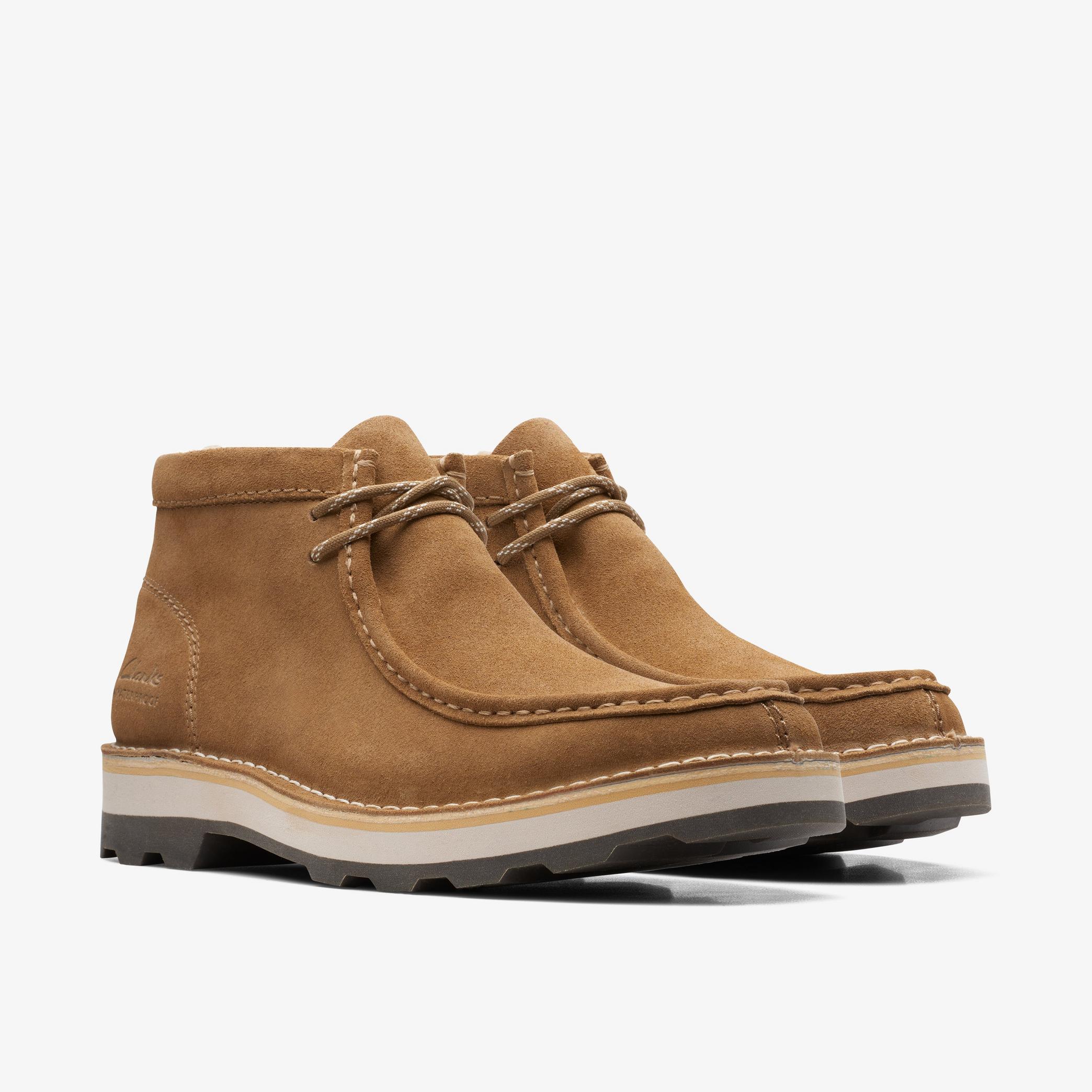 Corston Wally Waterproof Dark Sand Warmlined Ankle Boots, view 4 of 6