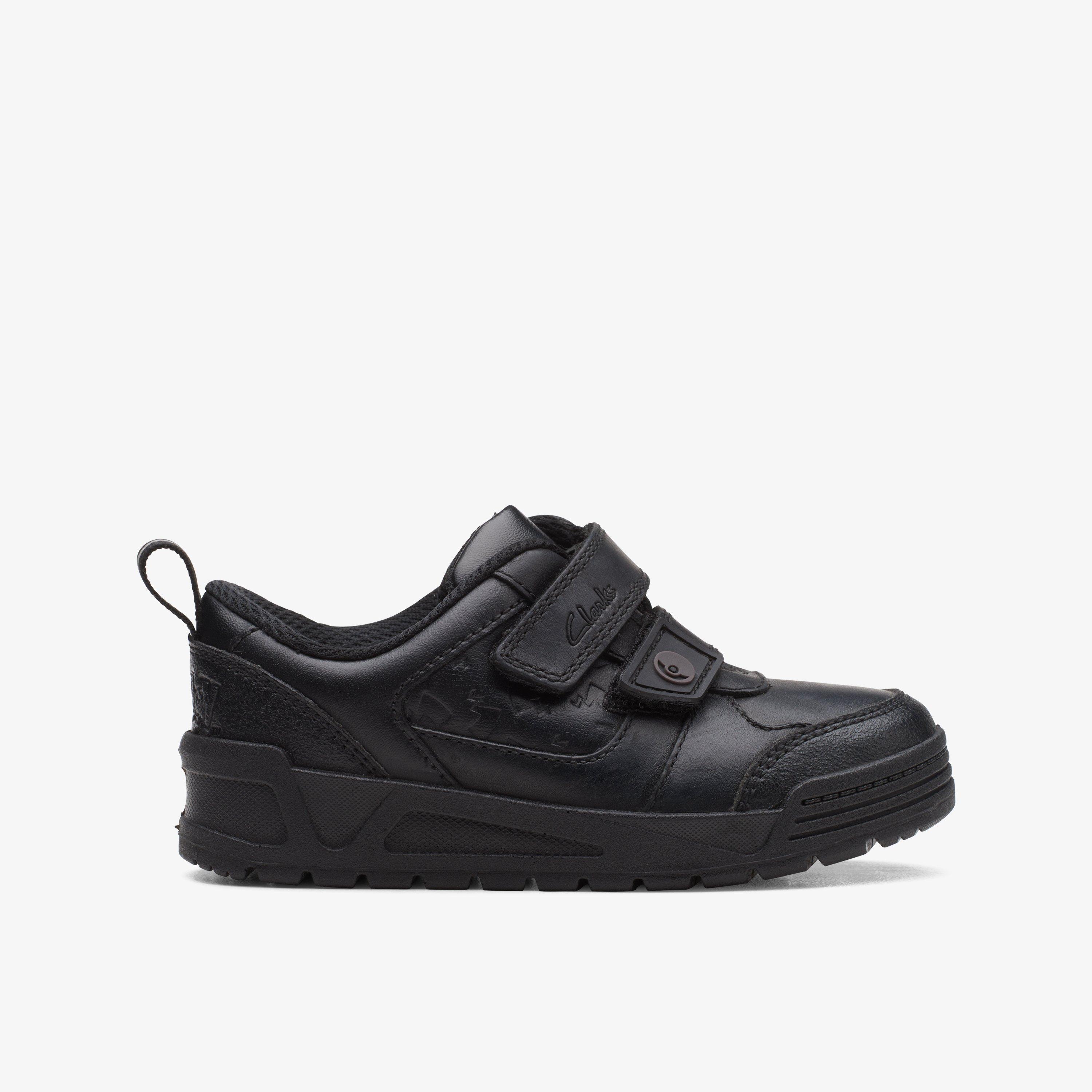 Clarks black plimsolls on sale