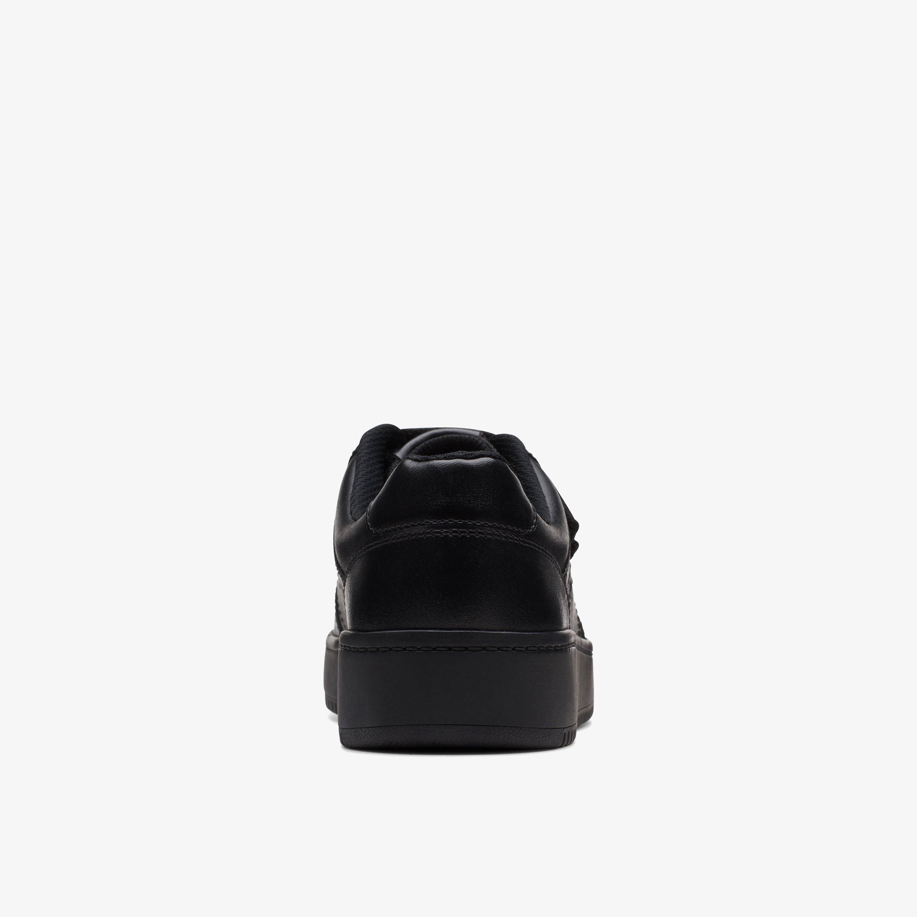 Clarks Jungen Crown Tor K Klassische Stiefel, Schwarz (Black Leather Black Leather