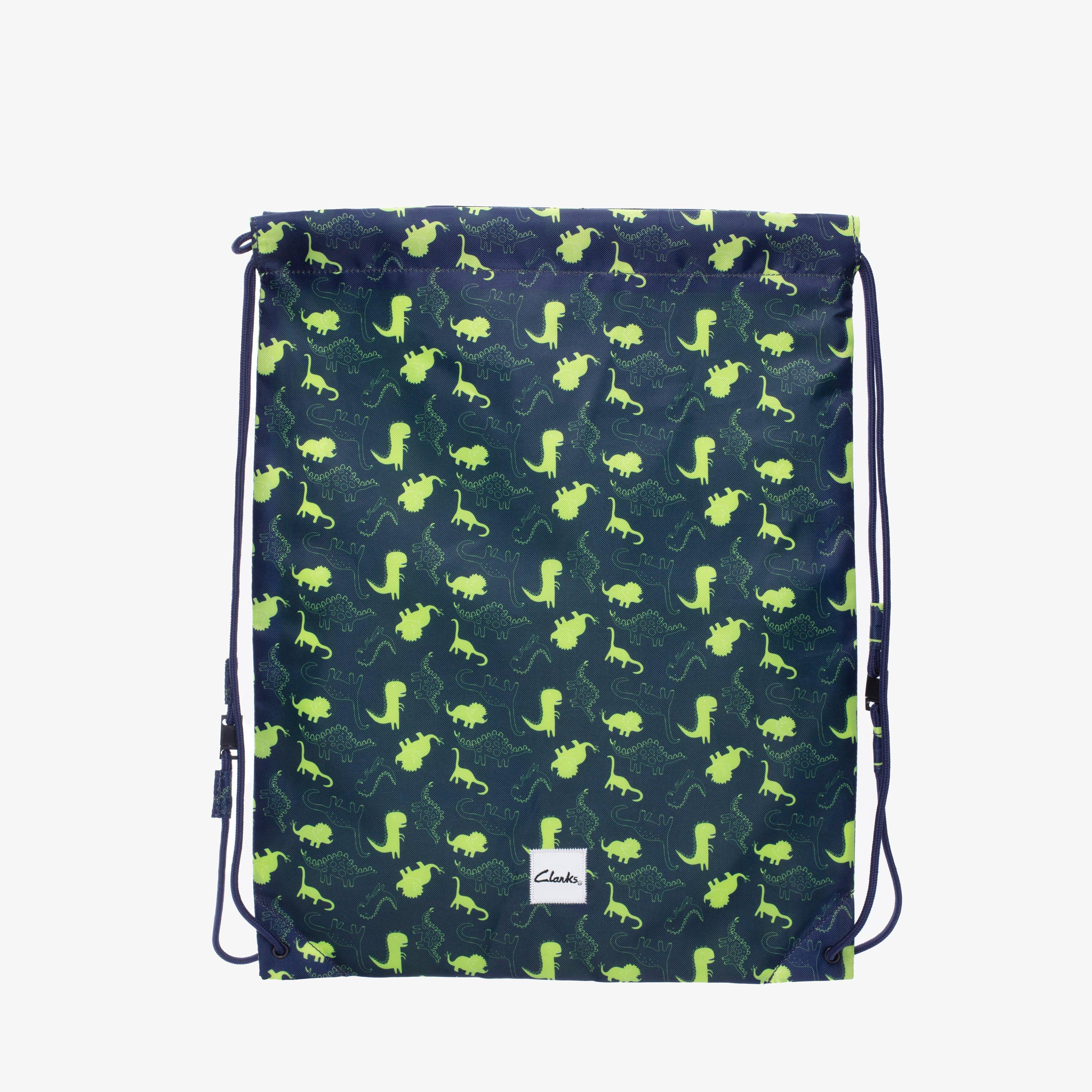 Hopper Bag Navy Print Drawstring Bag, view 1 of 2