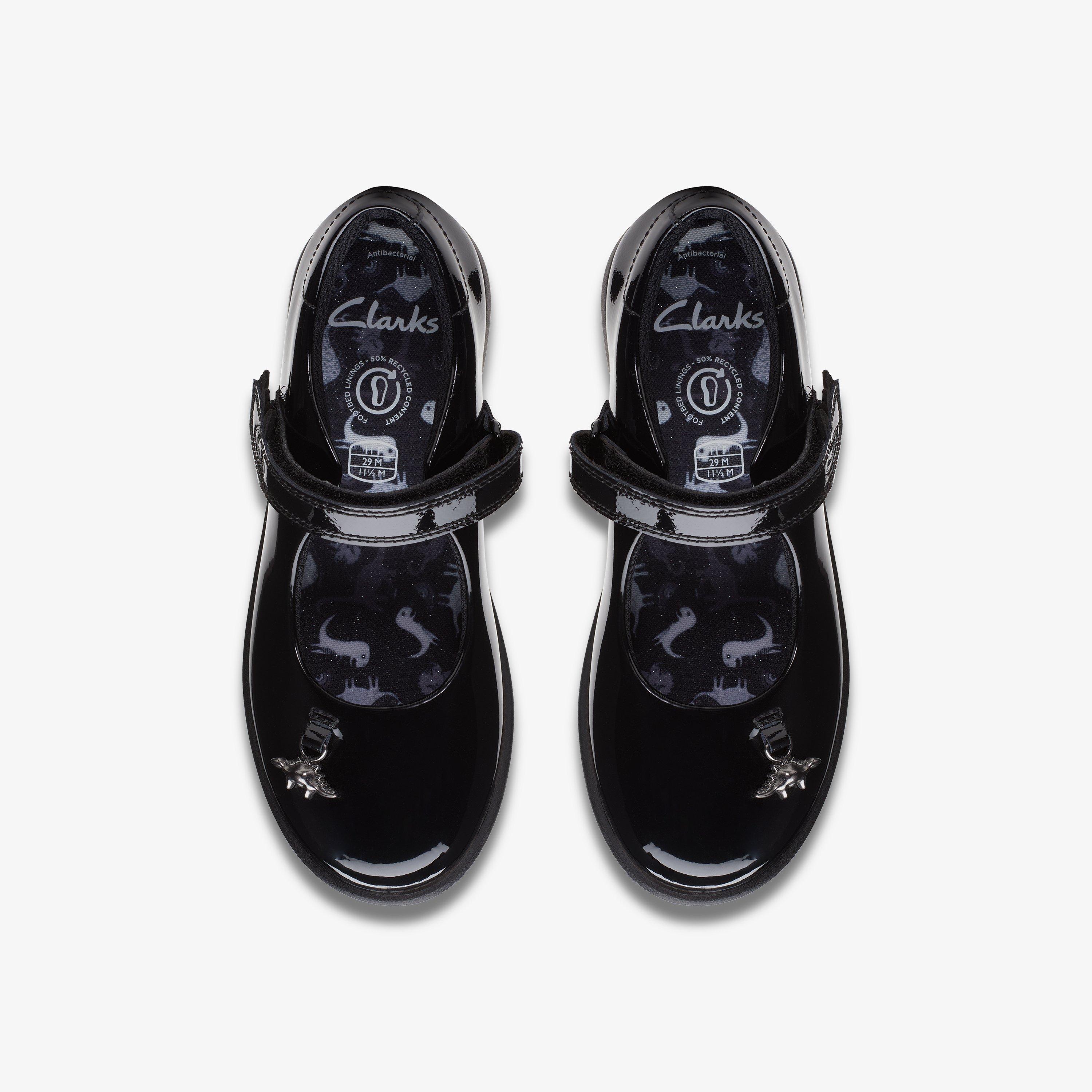 Girls Etch Fun Kid Black Patent Shoes Mary Jane School Shoes