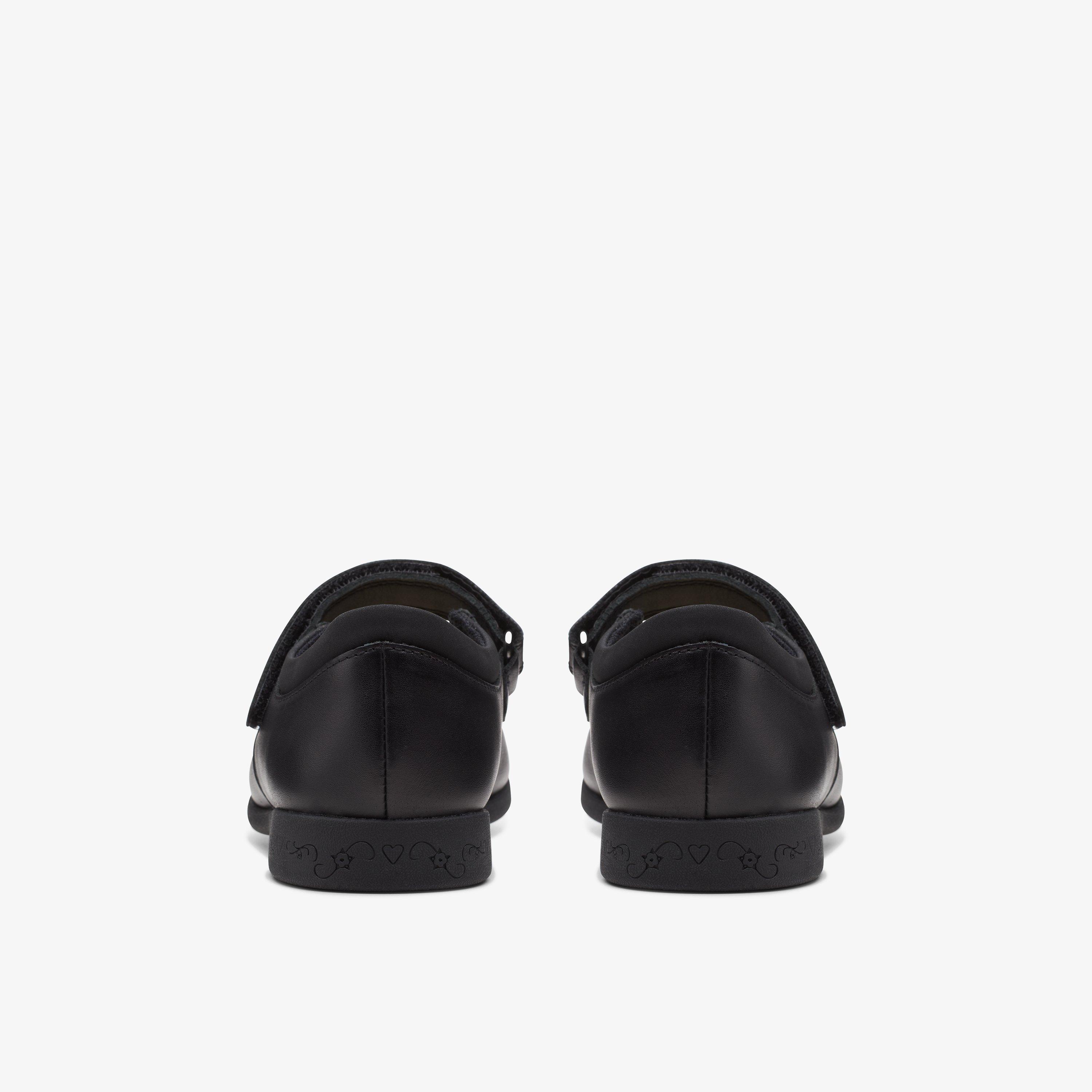 Magic Step Bar Kid Black Leather Mary Jane School Shoes, view 5 of 6