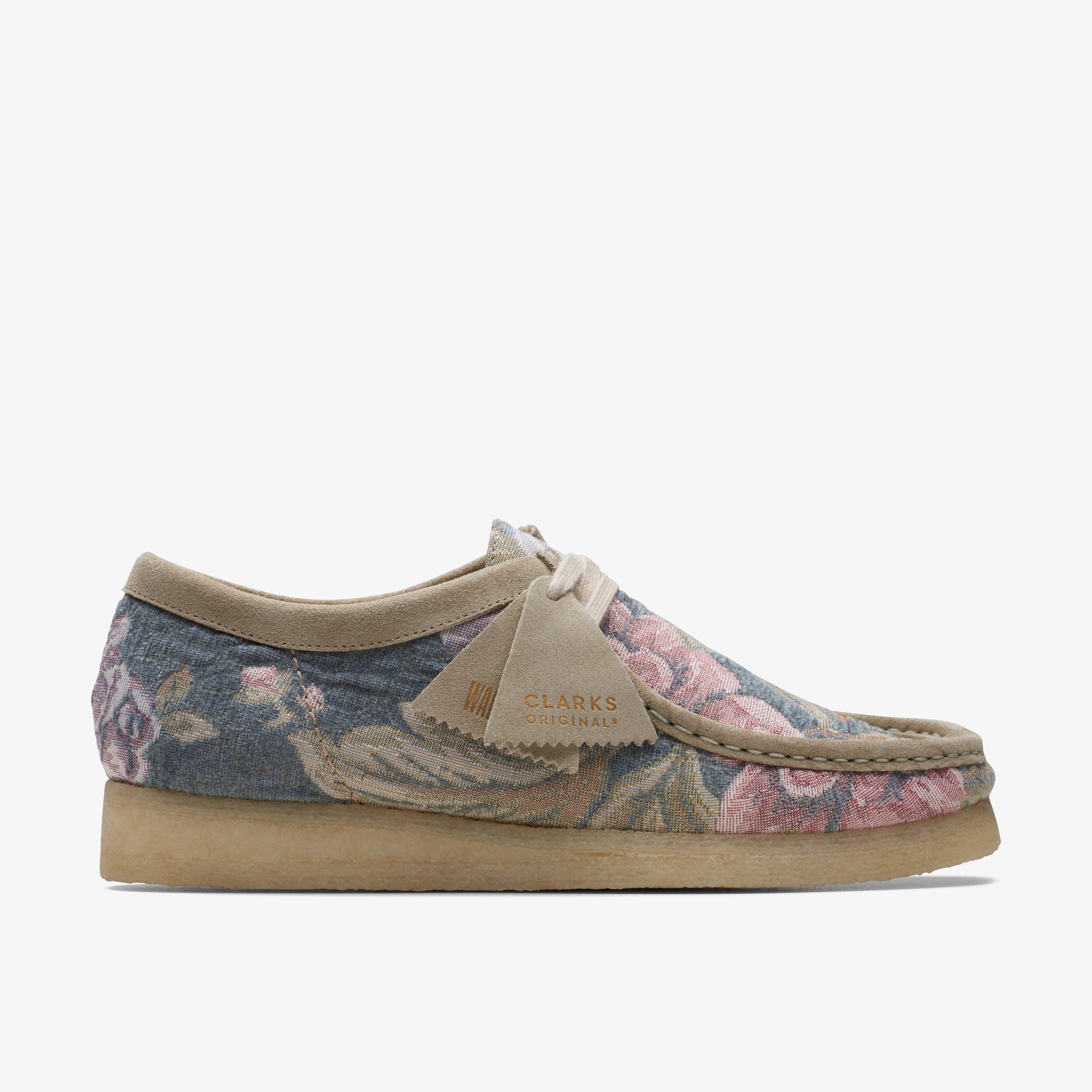 MENS Wallabee Grey Floral Shoes | Clarks Outlet