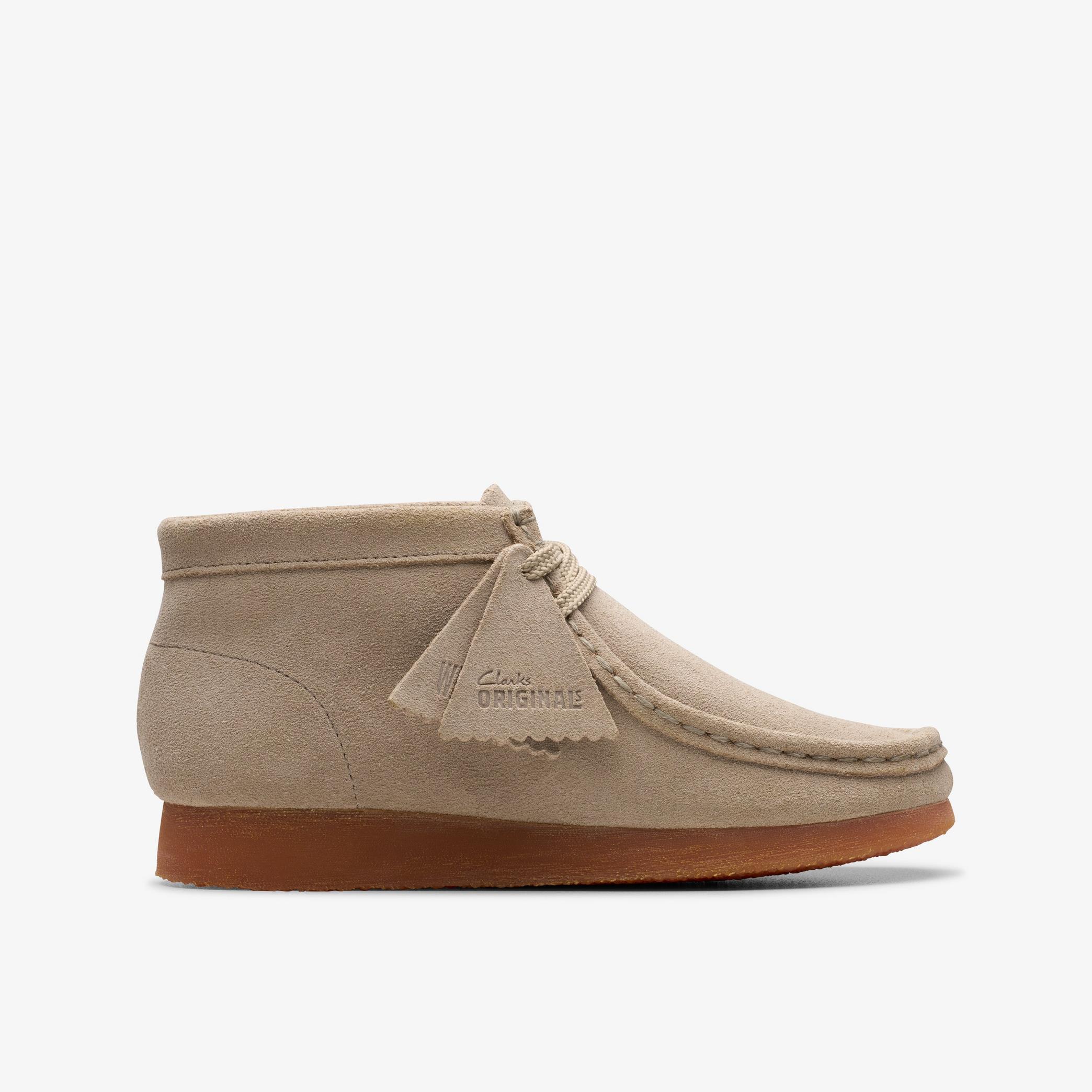 BOYS Wallabee Boot Older Sand Boots | Clarks US