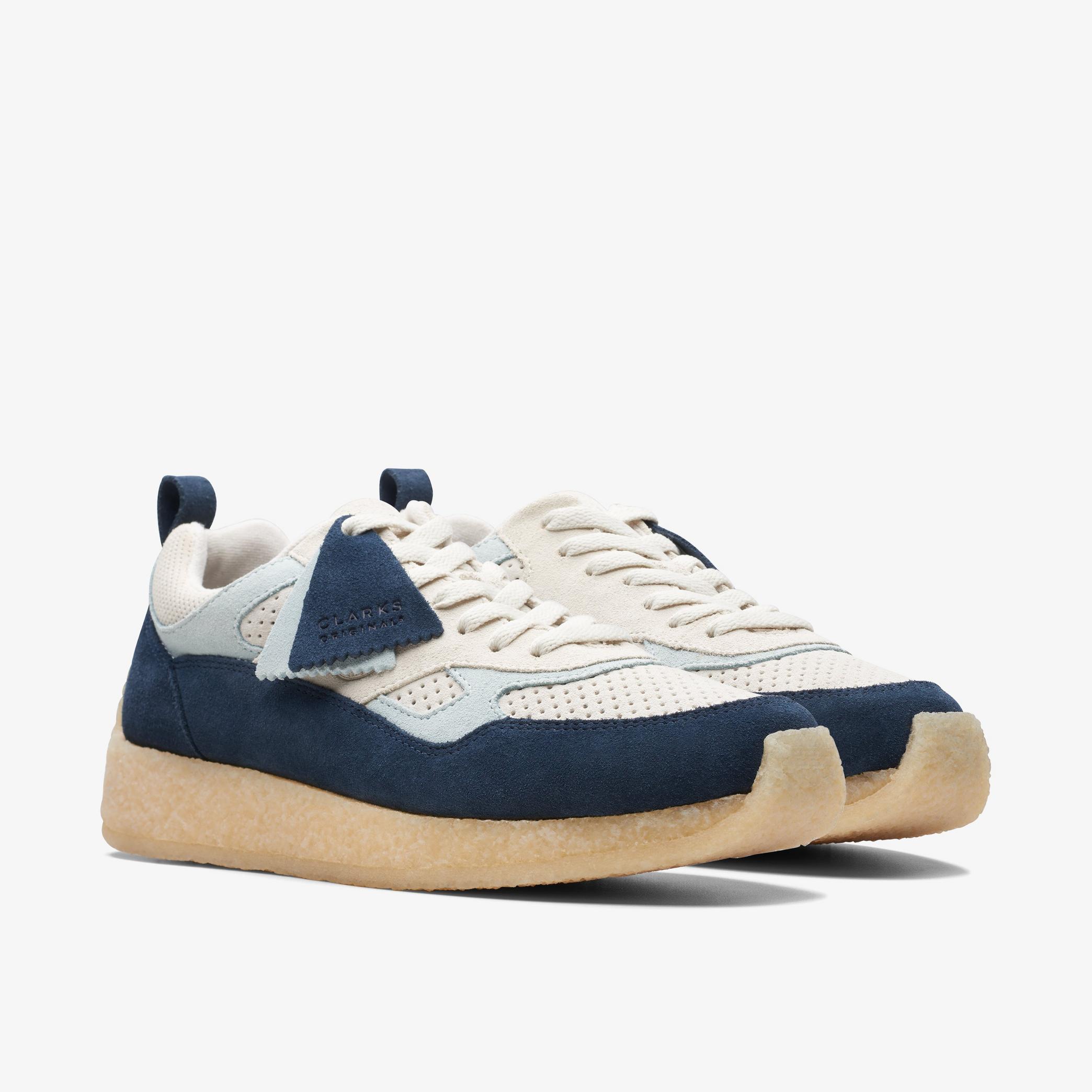 MENS, WOMENS, UNISEX Lockhill Dark Blue Combination Trainers | Clarks UK