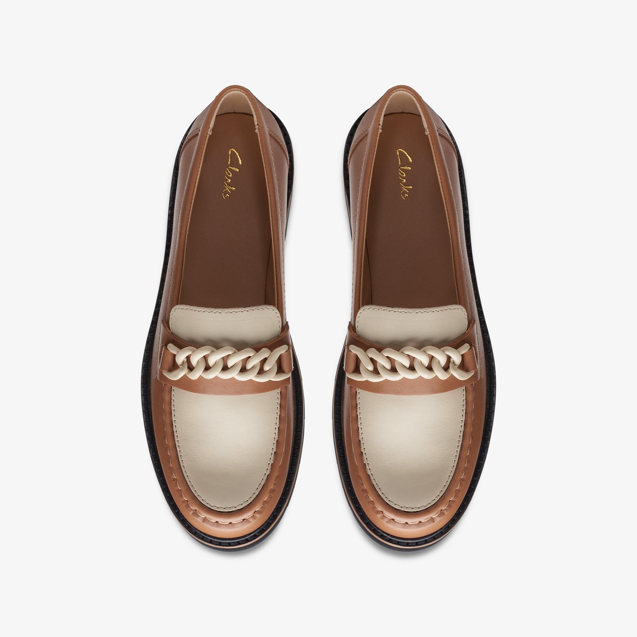Orianna Edge Praline Combination Loafers, view 6 of 6