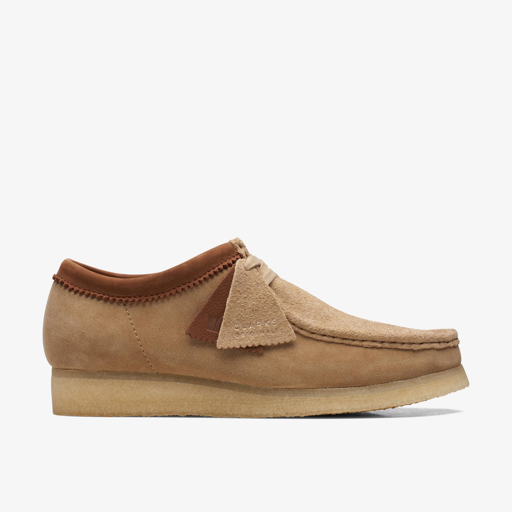 MENS Wallabee Sandstone Combination Shoes | Clarks Outlet