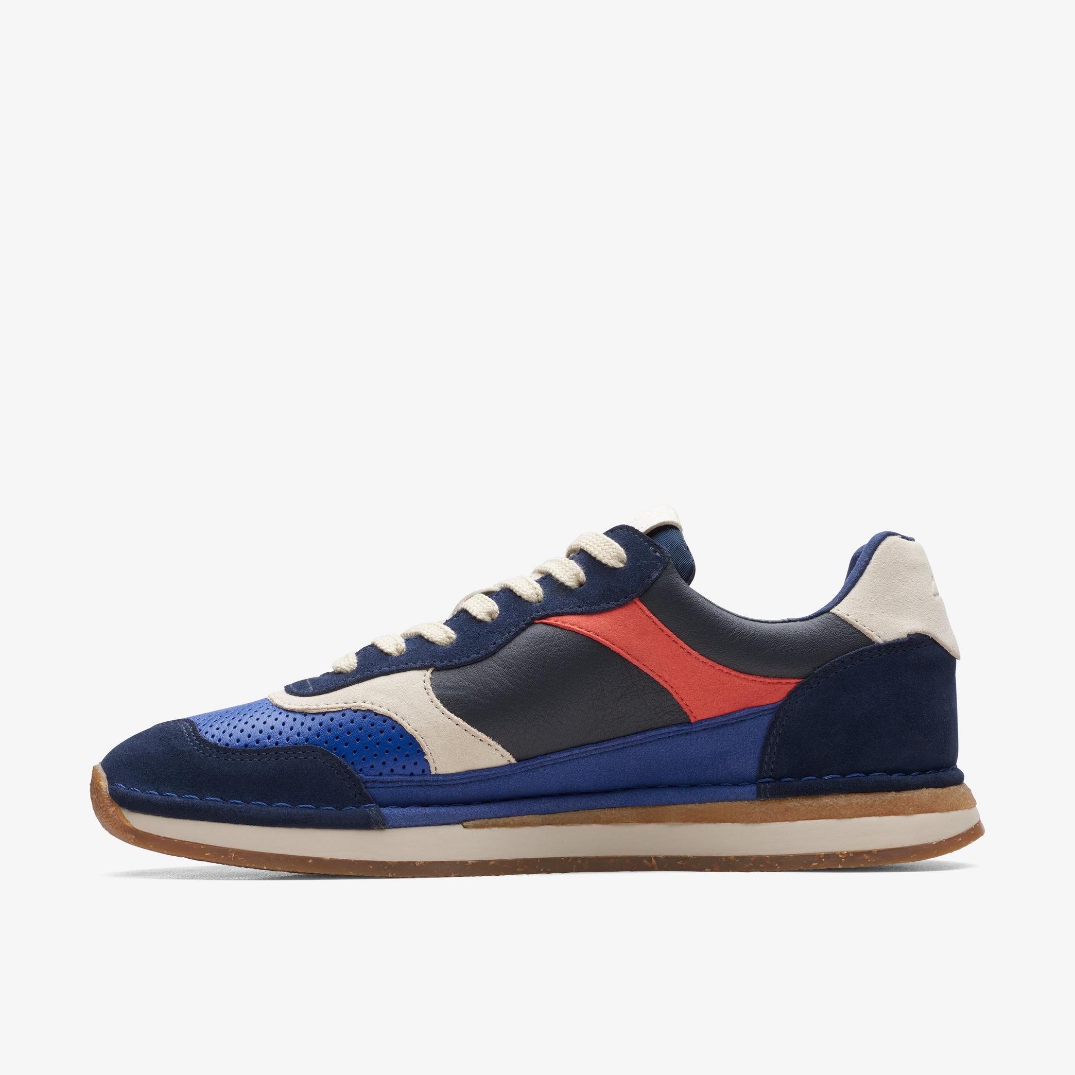 MENS Craft Run Tor Navy Trainers | Clarks Outlet