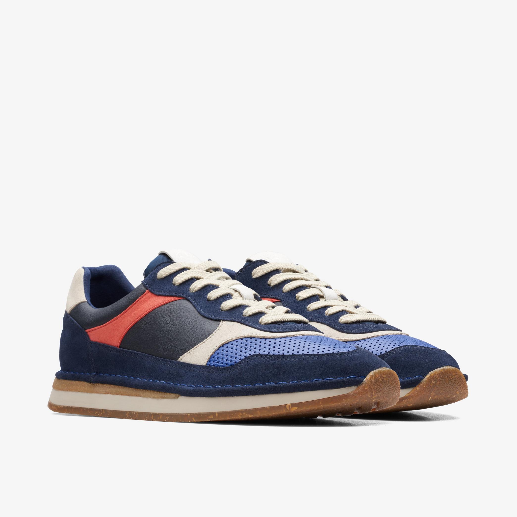 Craft Run Tor Navy Trainers, view 4 of 6