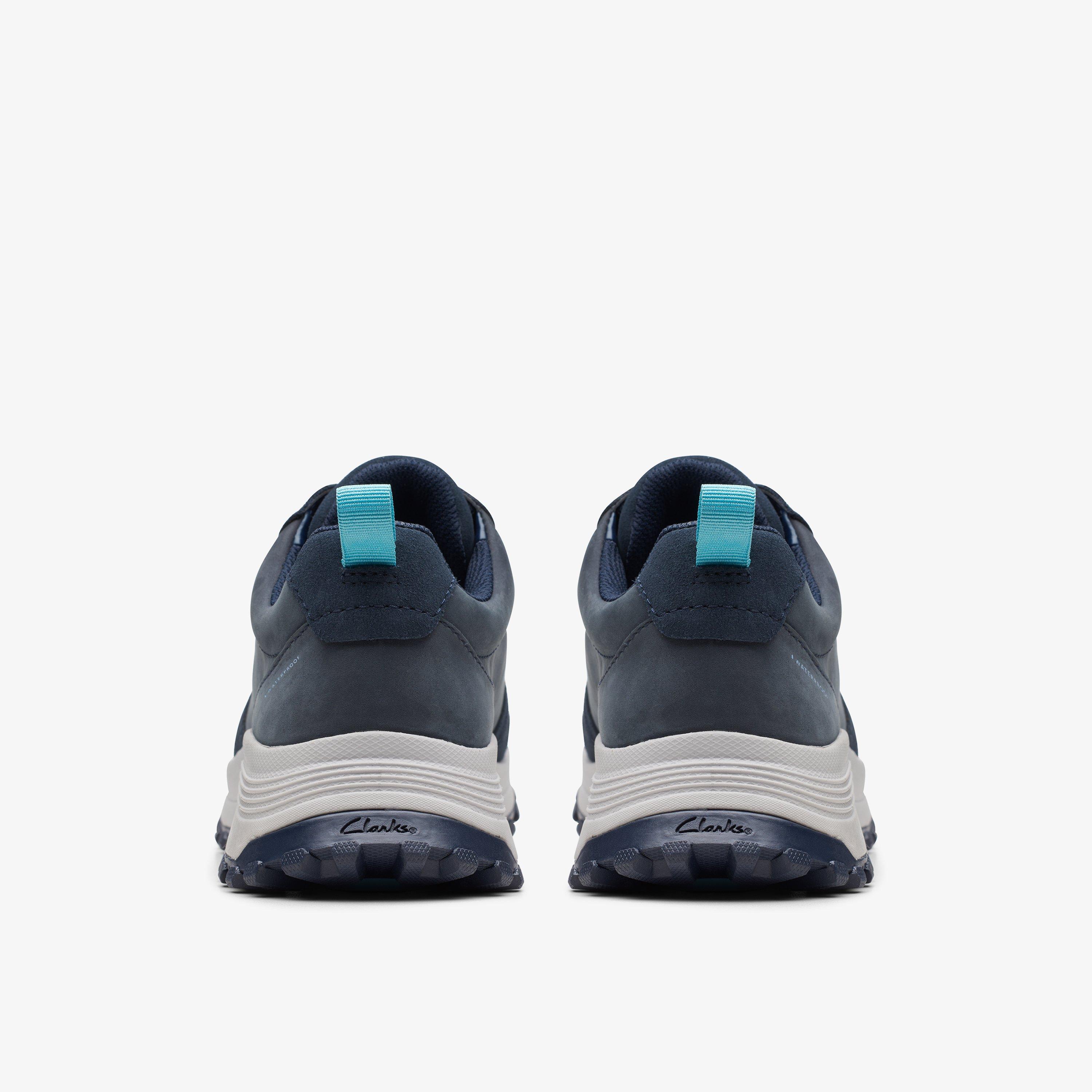 Womens ATL Trek Free WP Navy Nubuck Trainers Clarks Outlet