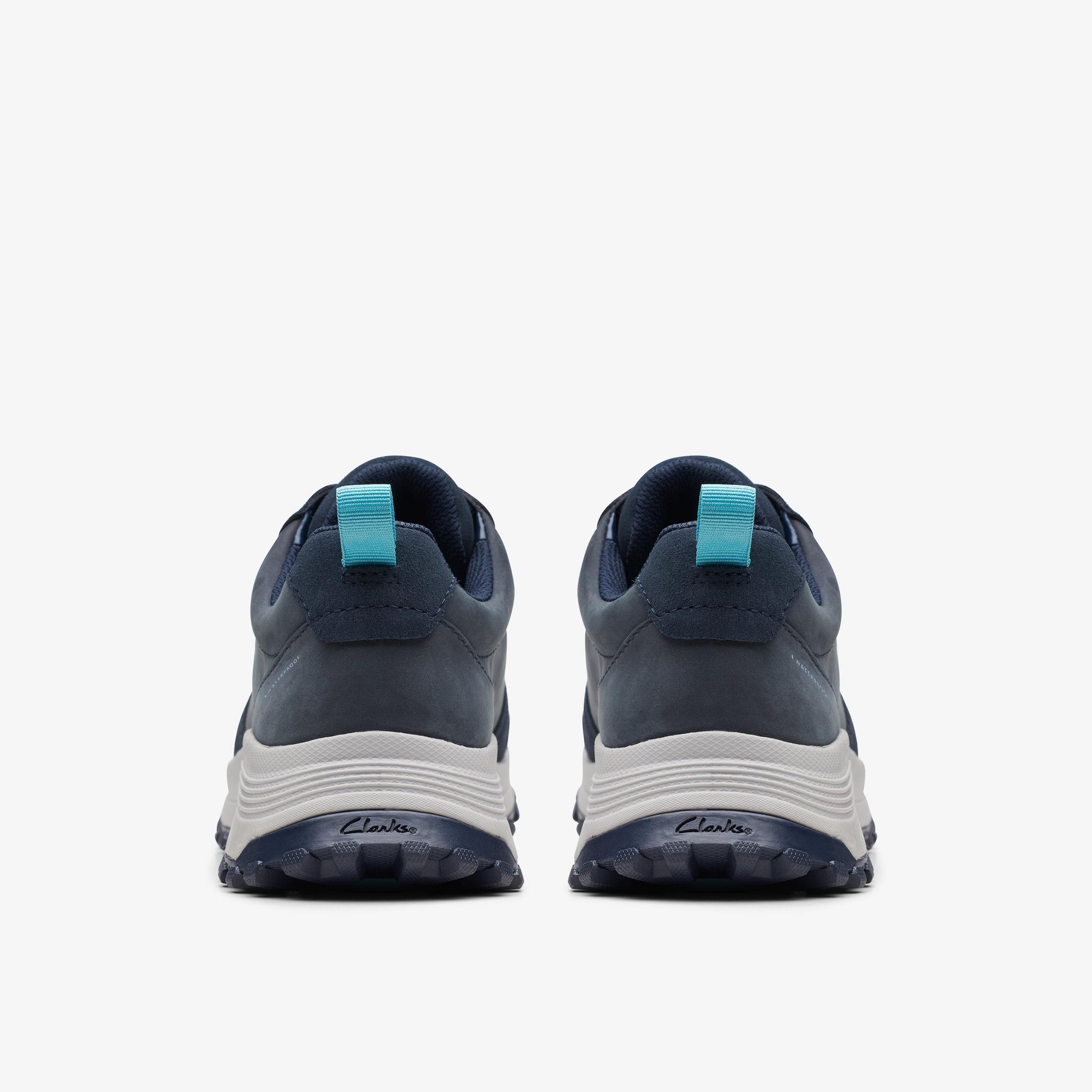 WOMENS ATL Trek Free WP Navy Nubuck Trainers | Clarks Outlet