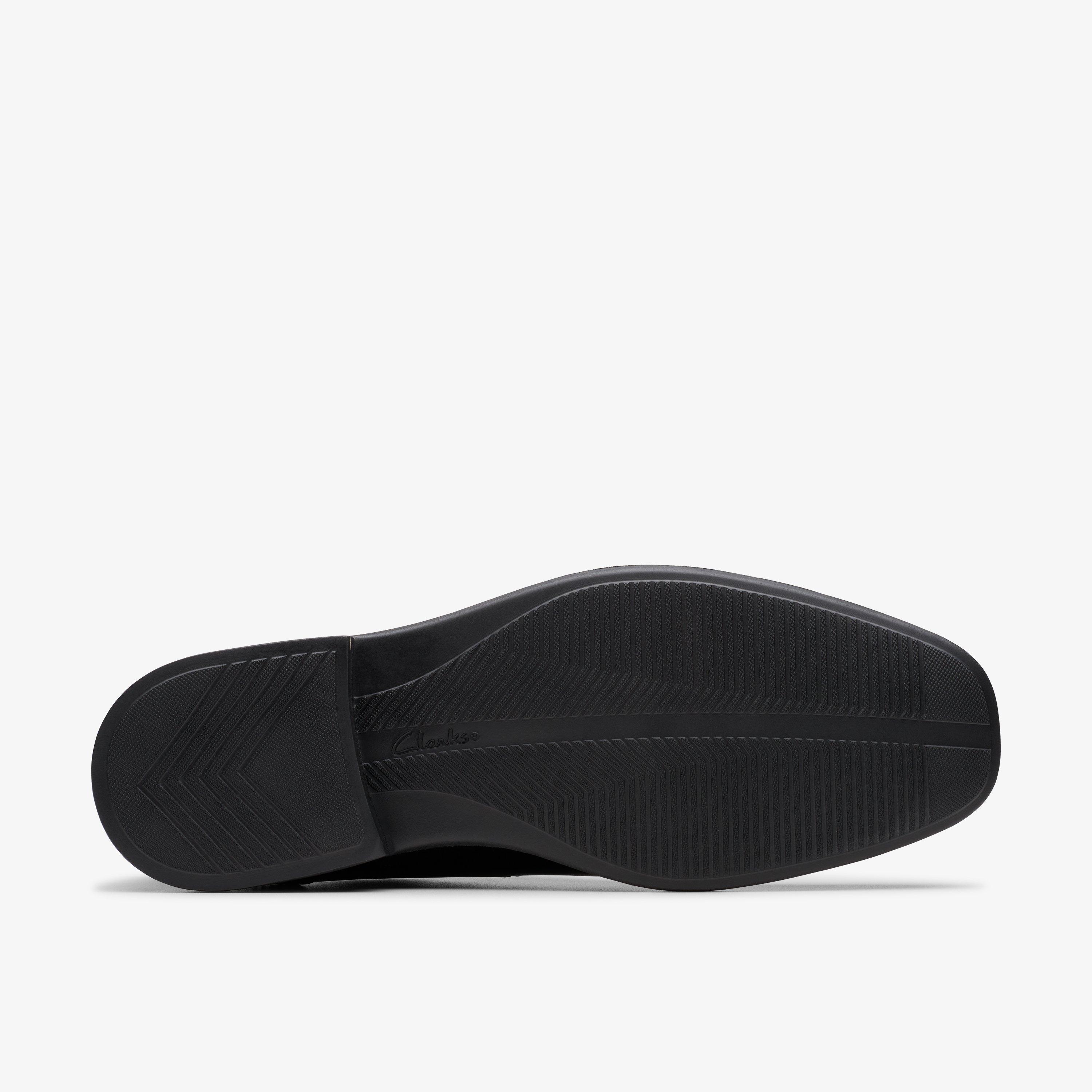 Mens Bolton Free II Black Slip Ons Clarks Outlet