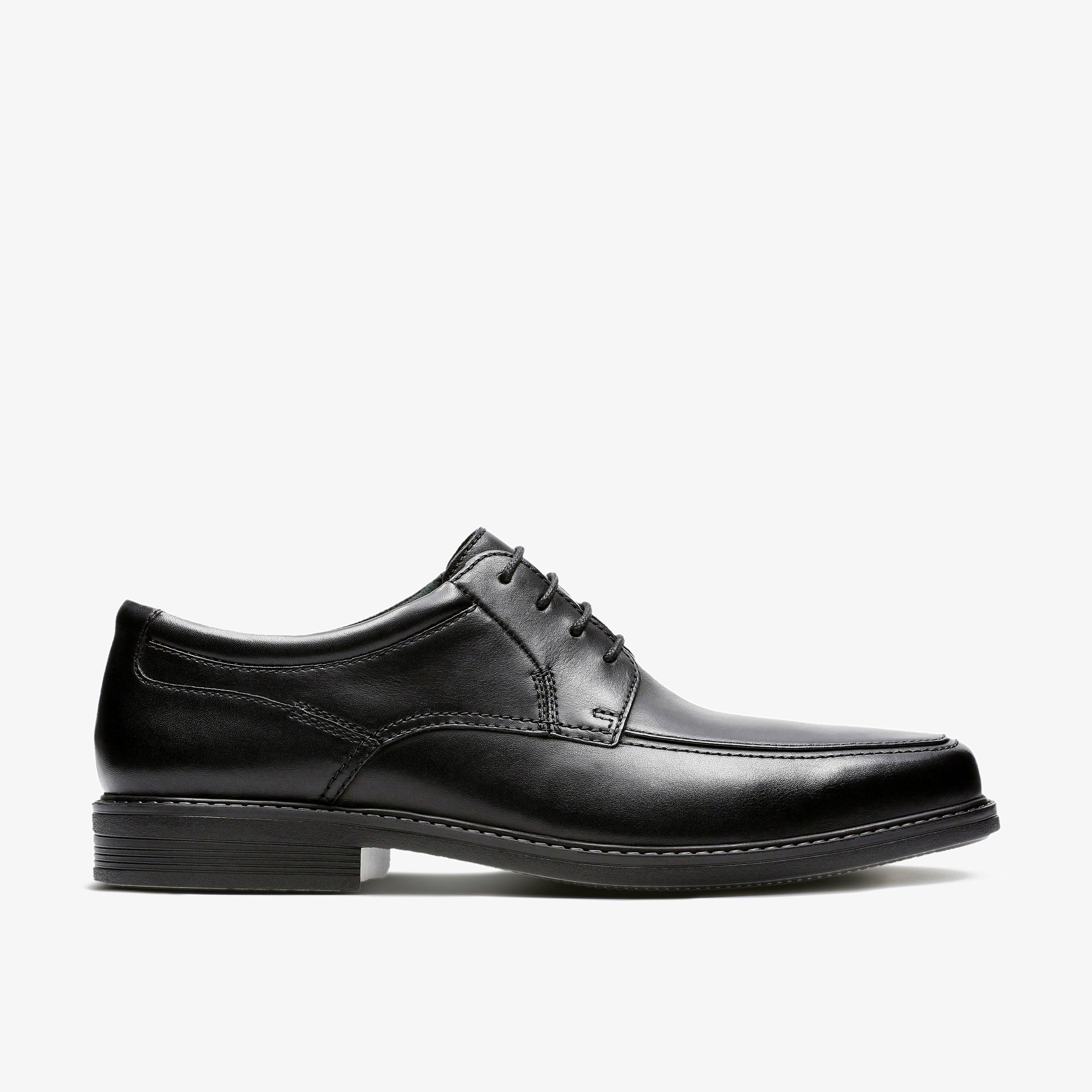 Mens Ipswich ApronII Black Derby Shoes | Clarks Outlet