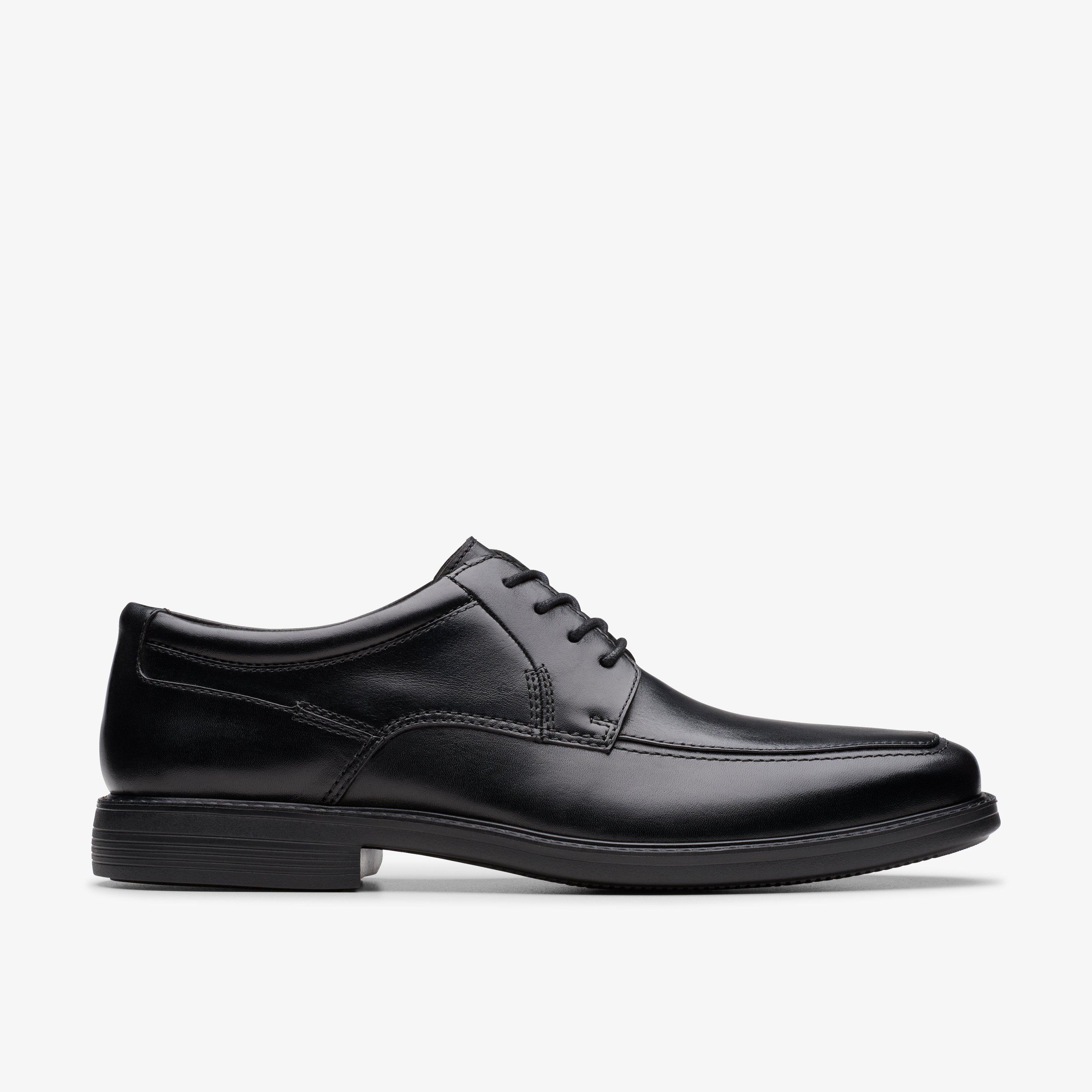 Mens Ipswich ApronII Black Derby Shoes | Clarks Outlet