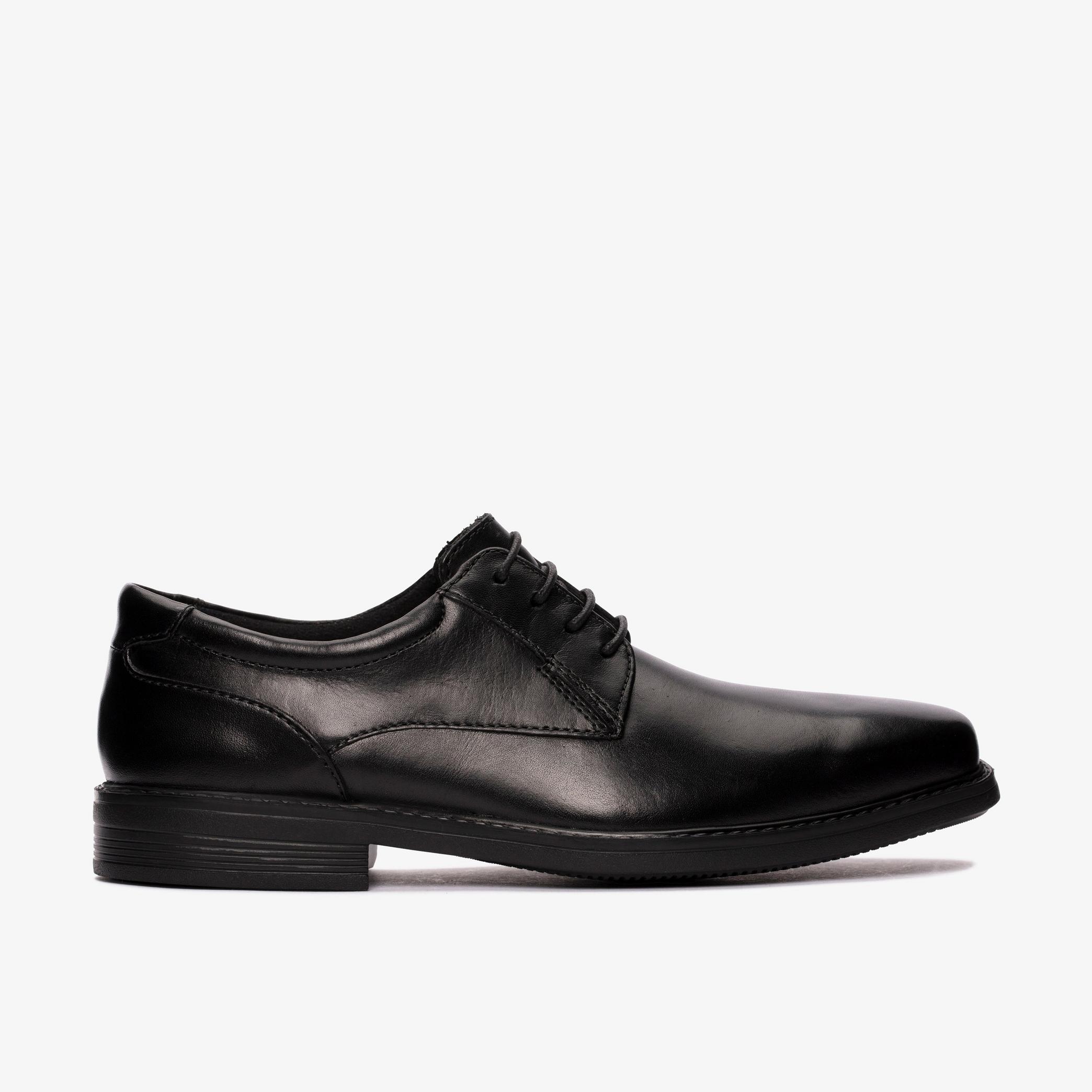Wendell Lace II Black Leather Derby Shoe, view 1 of 6
