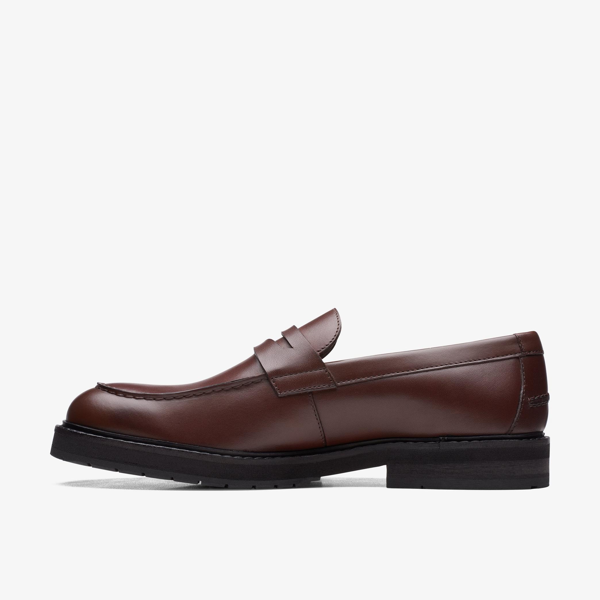 MENS Craft North Lo British Tan Leather Slip Ons | Clarks Outlet