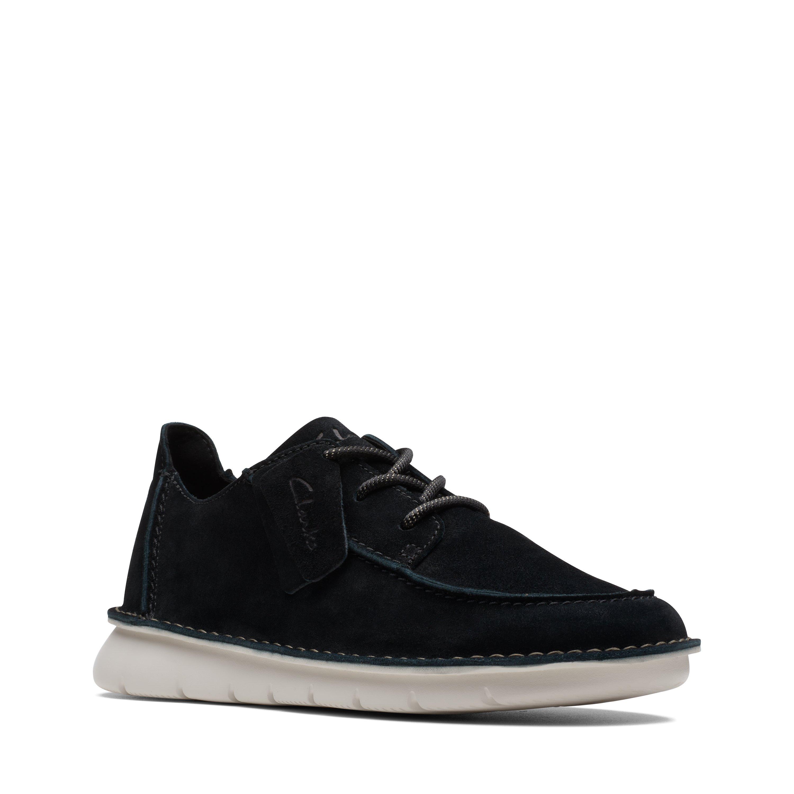 Clarks mens cheap black casual shoes