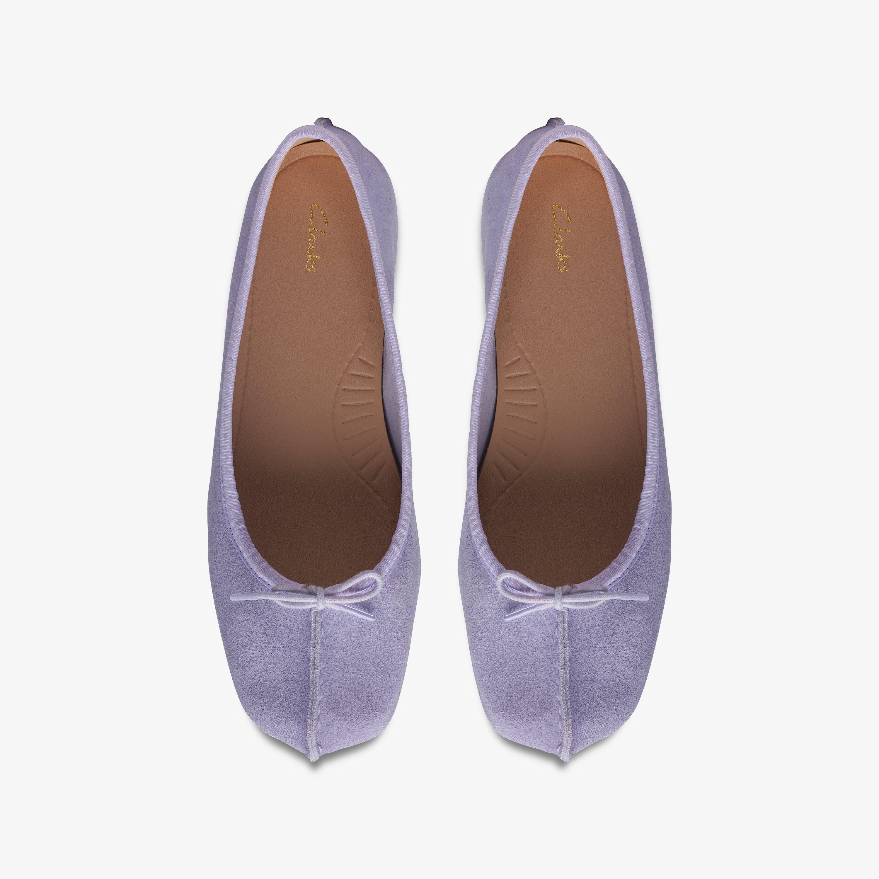 Clarks 2024 flats purple