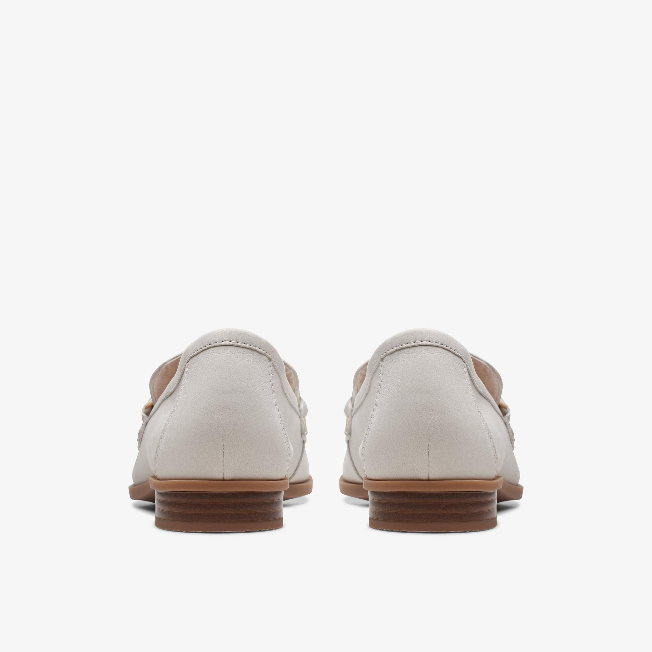 Sarafyna Iris White Leather Loafers, view 5 of 9