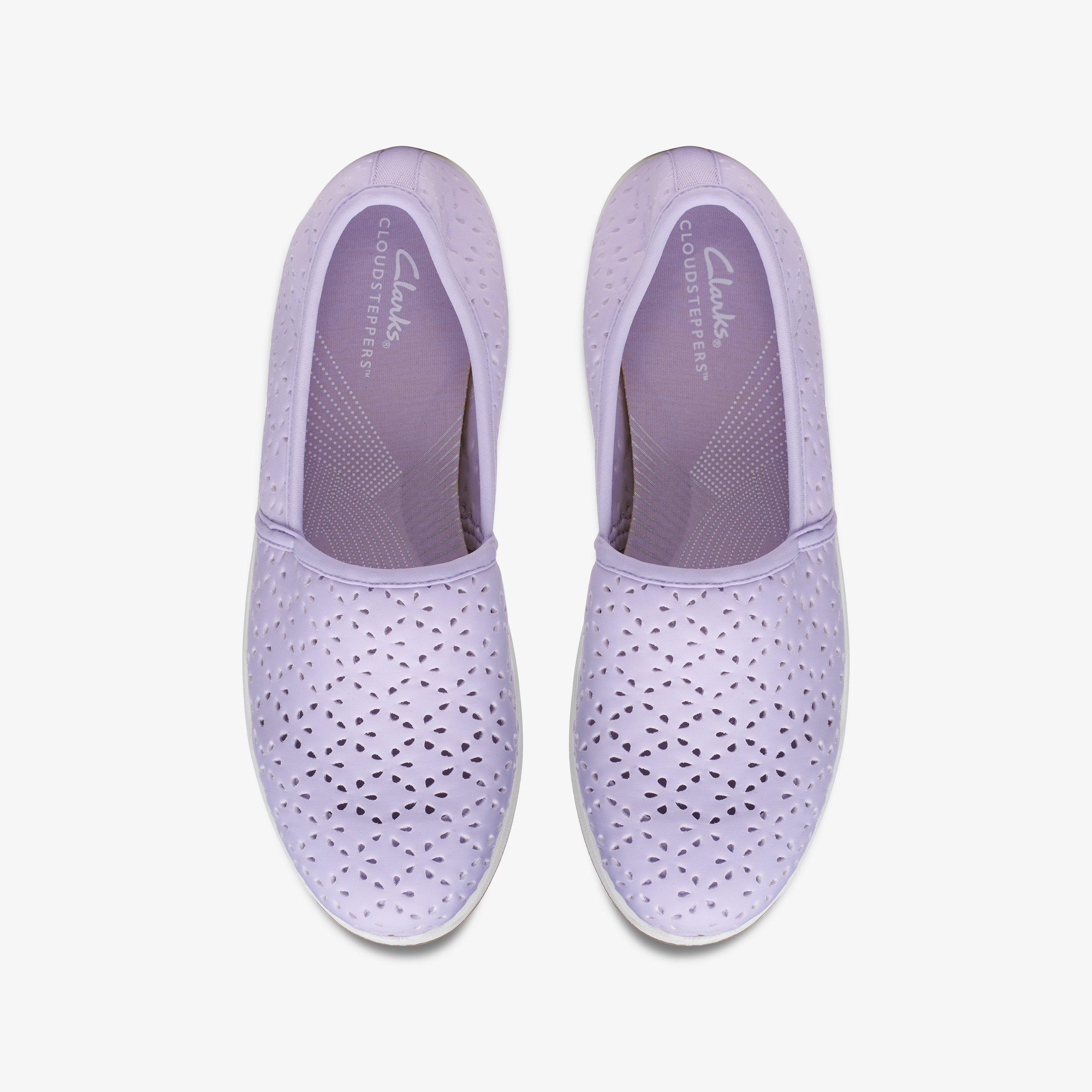 WOMENS Breeze Emily Lilac Slip Ons Clarks US