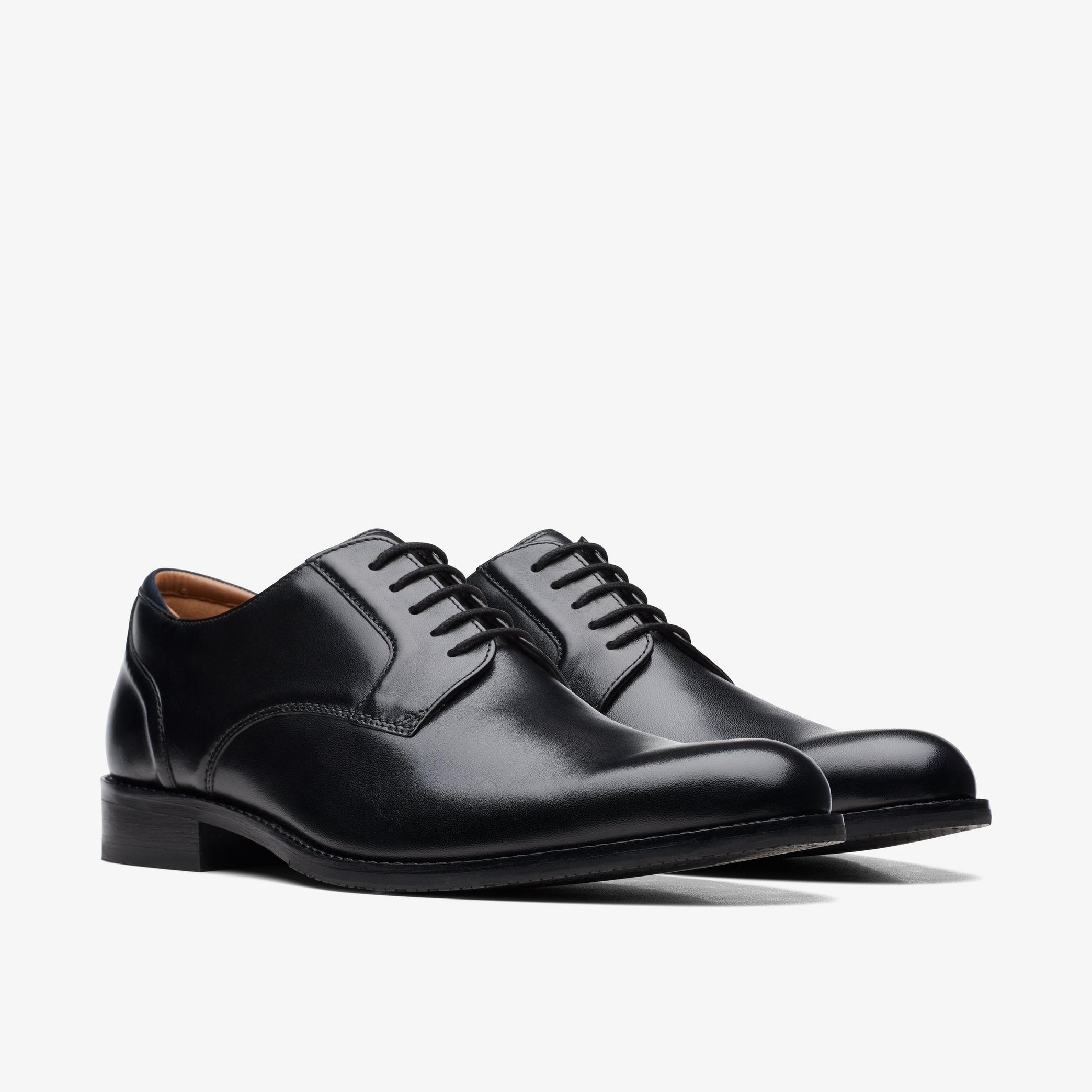 Craft Arlo Lace Black Leather Oxford Shoes, view 4 of 6