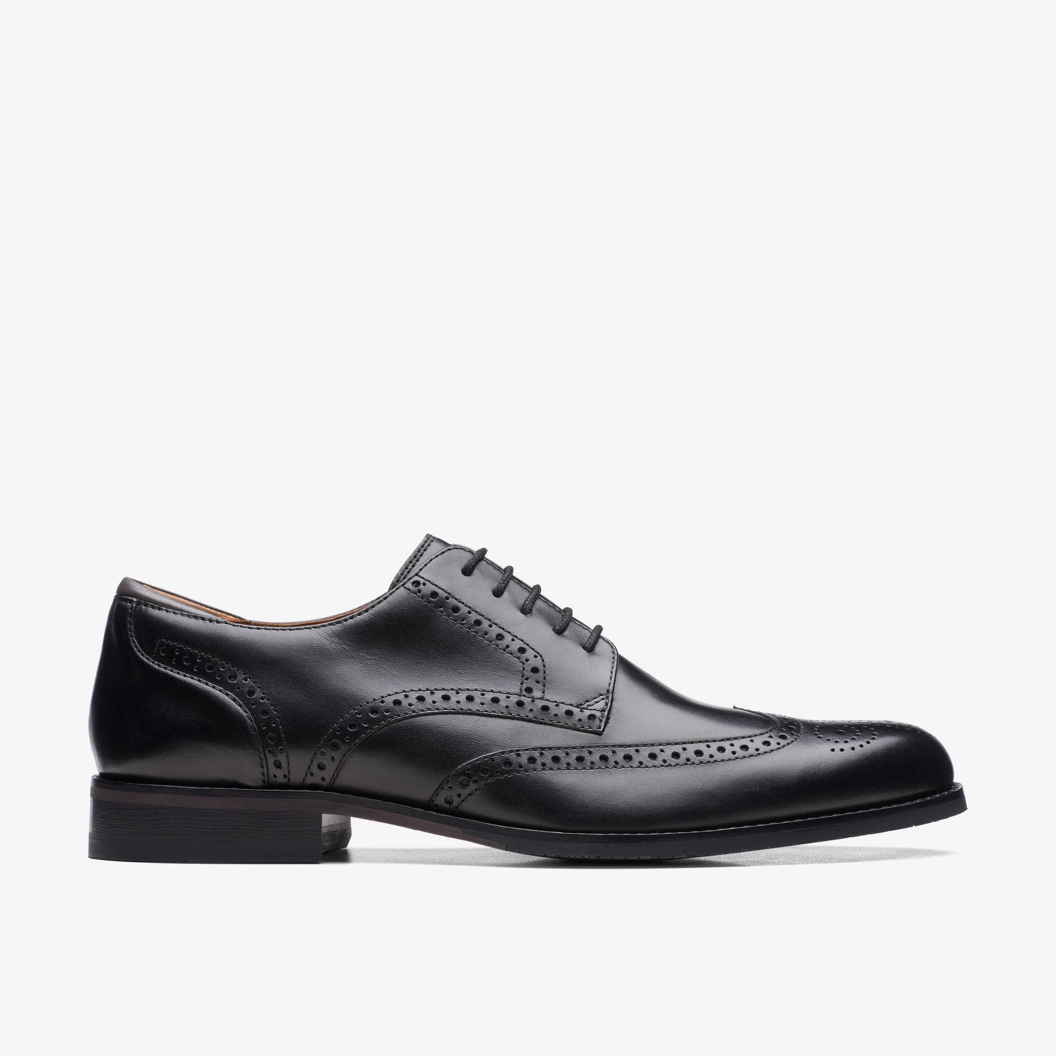Craft Arlo Limit Black Leather Oxford Shoes, view 1 of 6