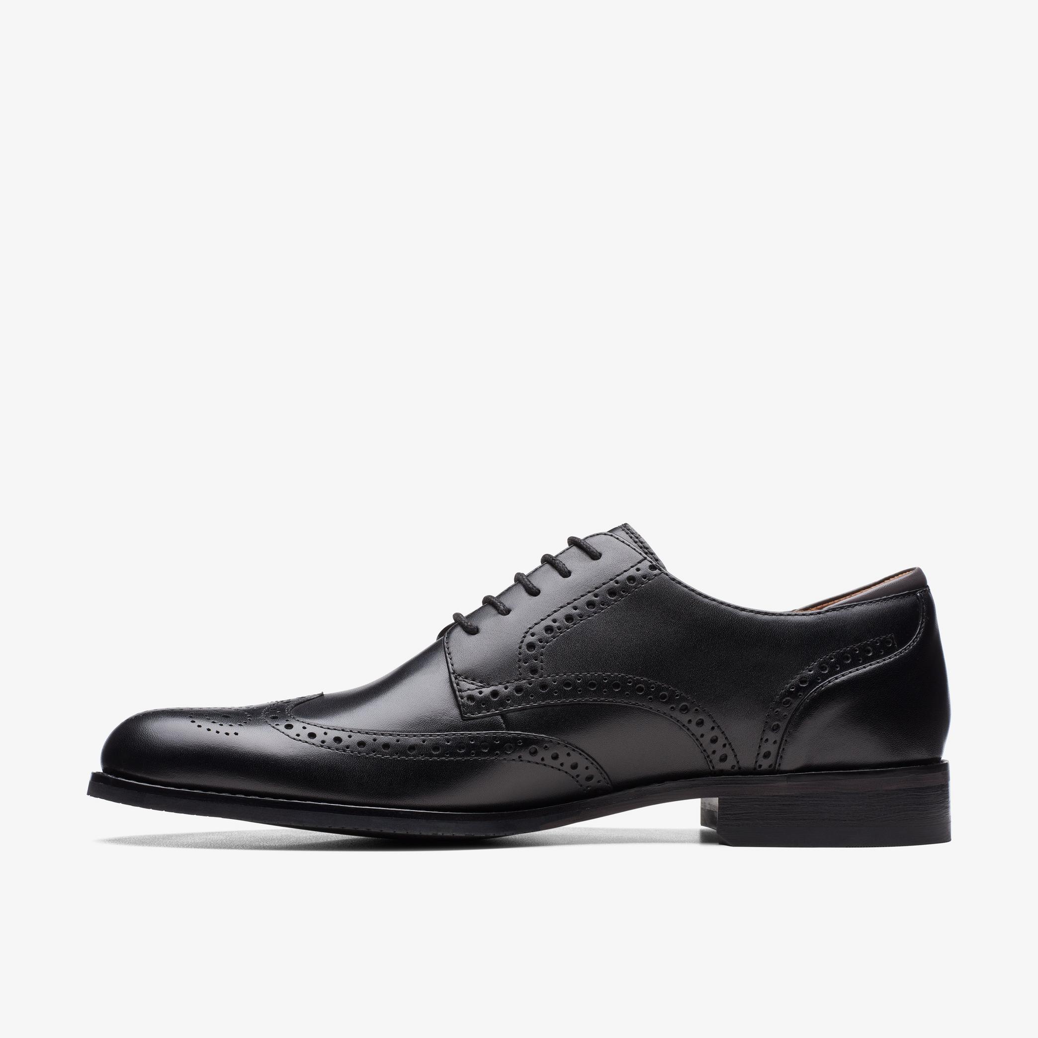 Craft Arlo Limit Black Leather Oxford Shoes, view 2 of 6