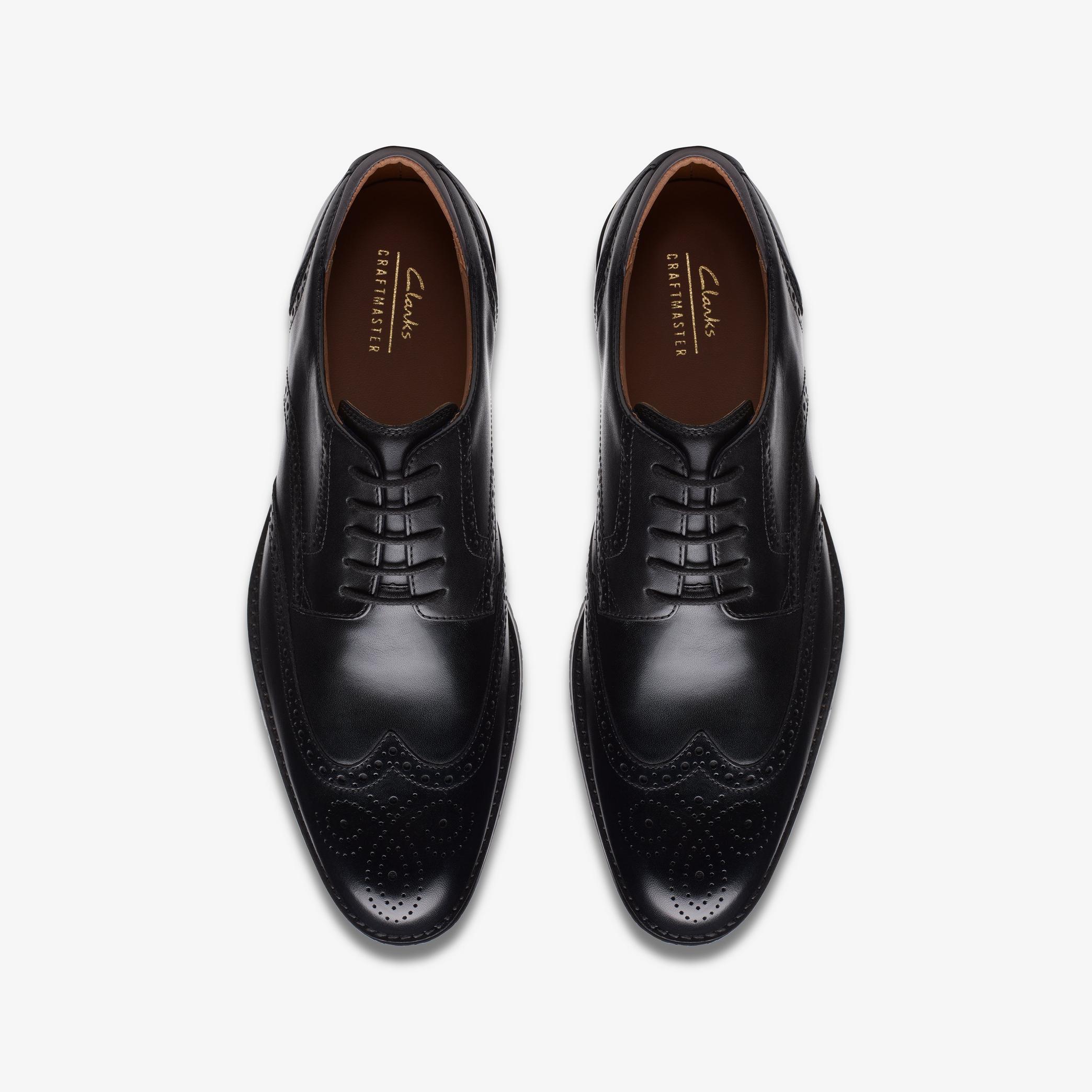 Craft Arlo Limit Black Leather Oxford Shoes, view 6 of 6