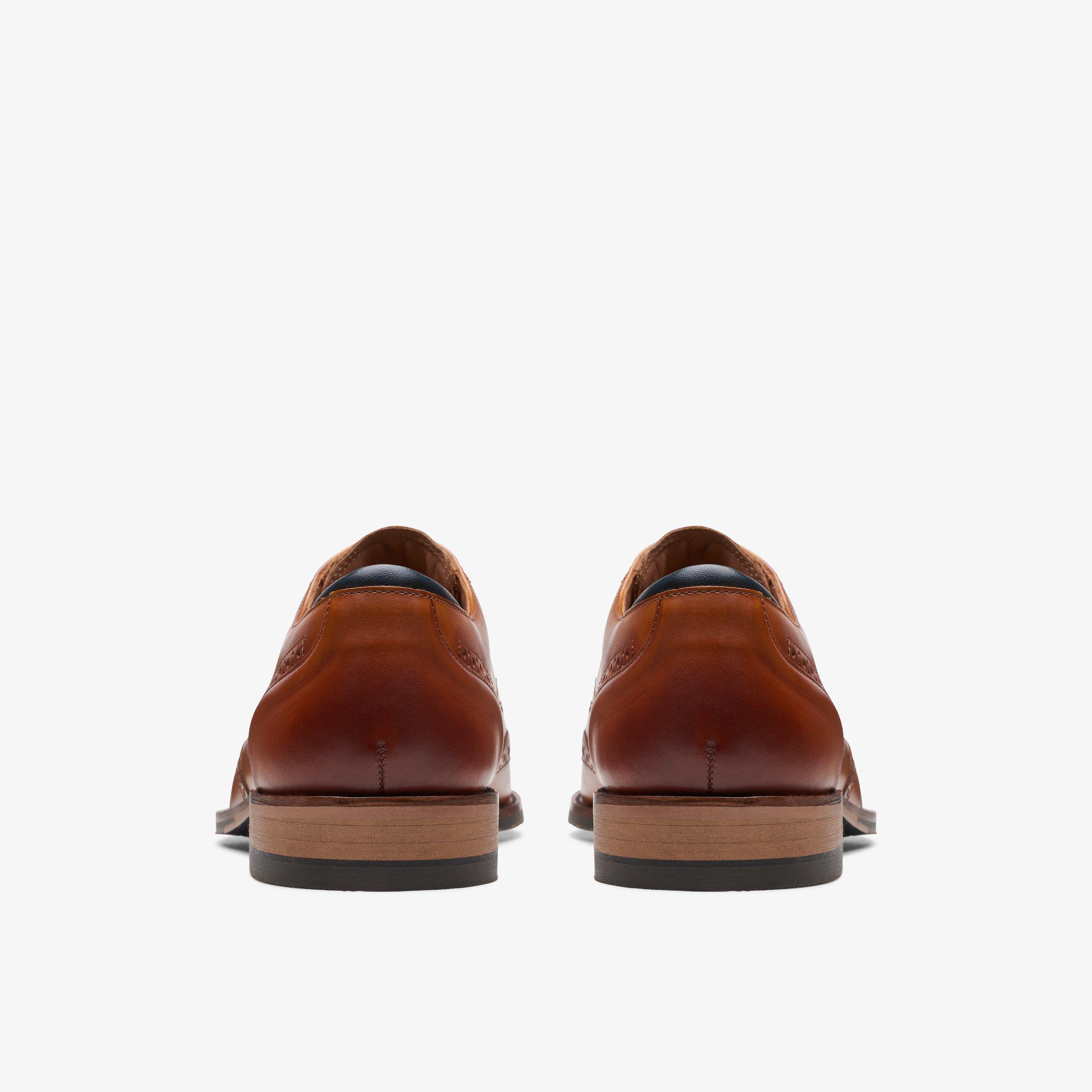 Clarks mens on sale brown brogues