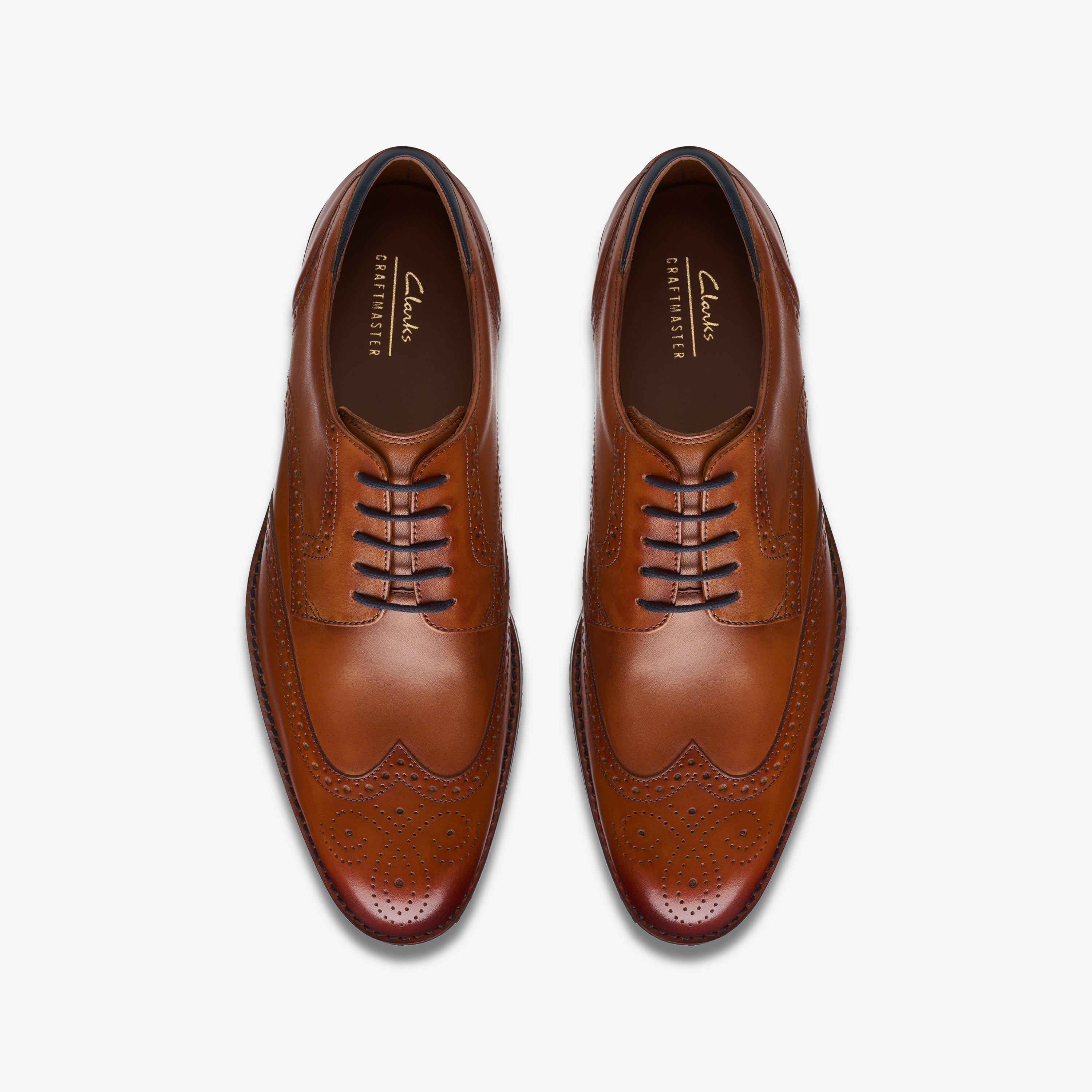 Clarks brown brogues on sale