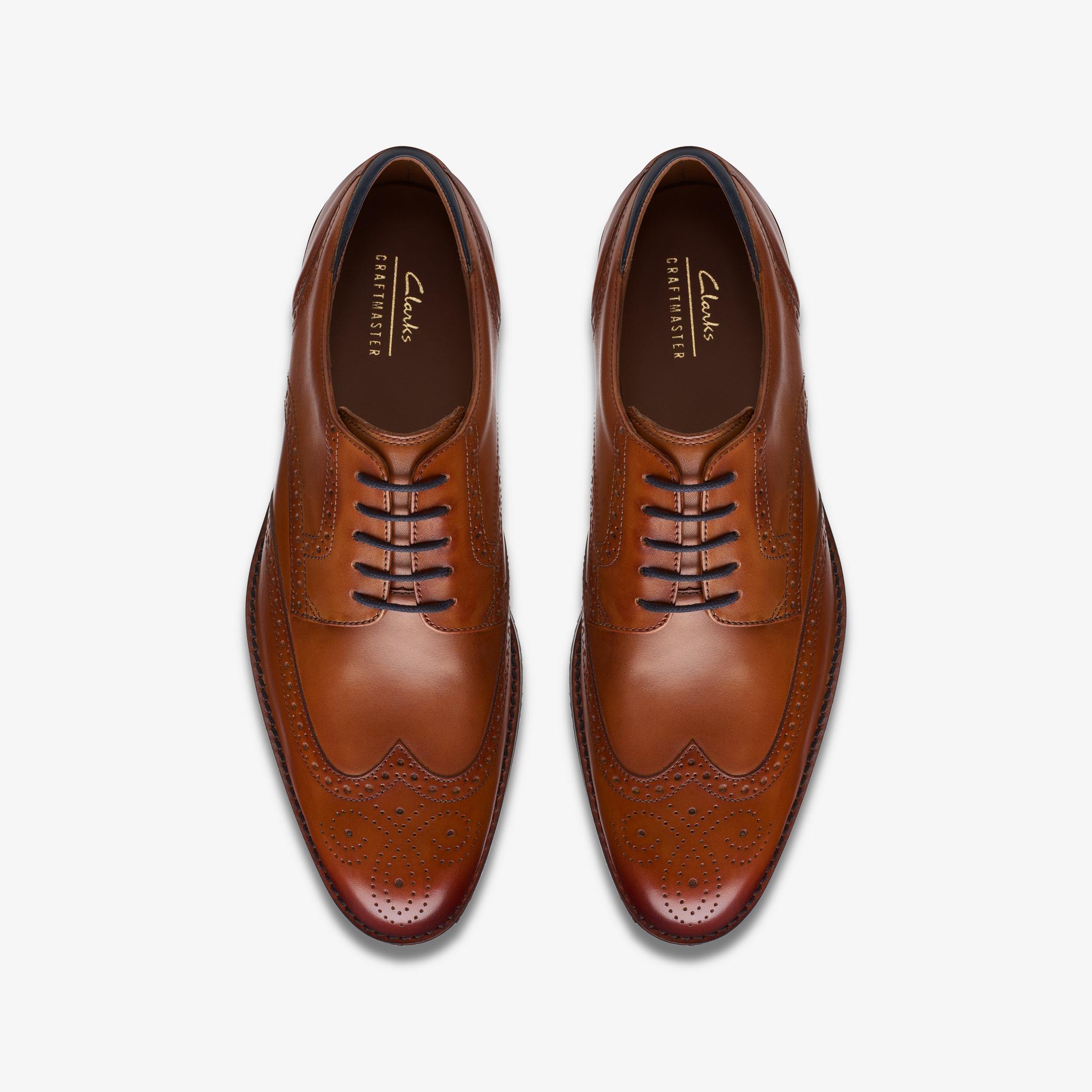 Craft Arlo Limit Tan Leather Oxford Shoes, view 6 of 8
