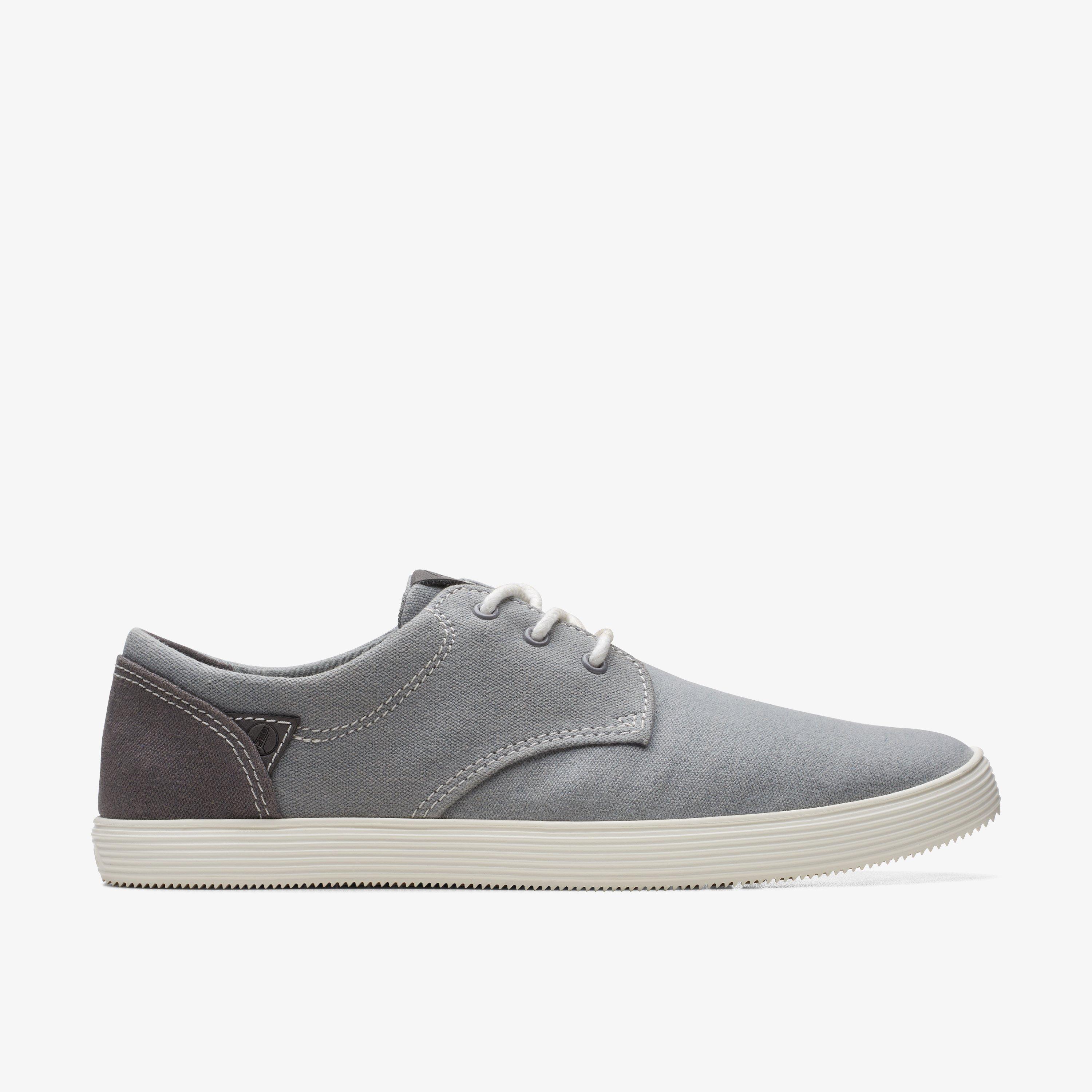 Size 12 Clarks Sharkford Walk Grey Canvas shoes