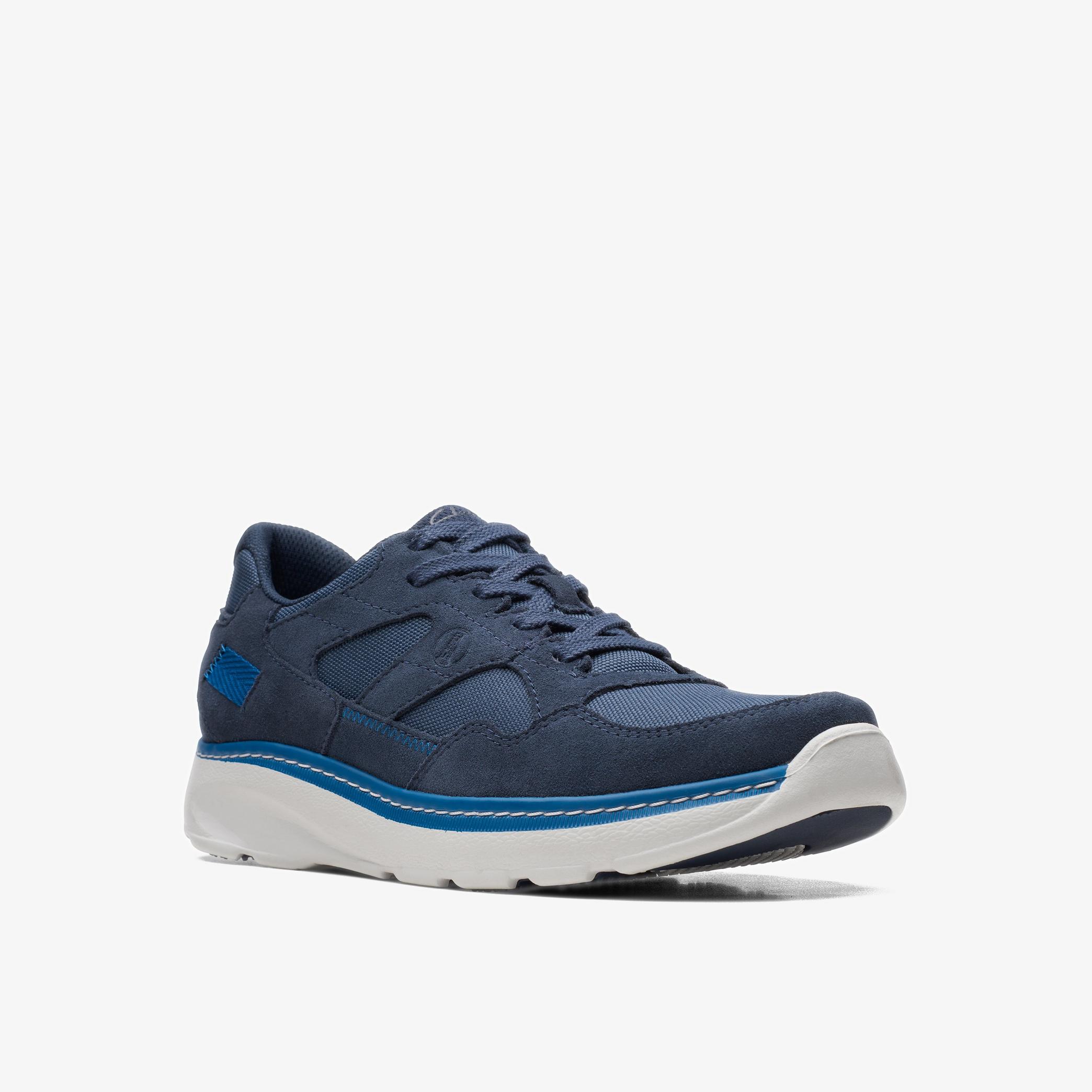MENS Chart Lite Tor Navy Combination Shoes | Clarks Outlet