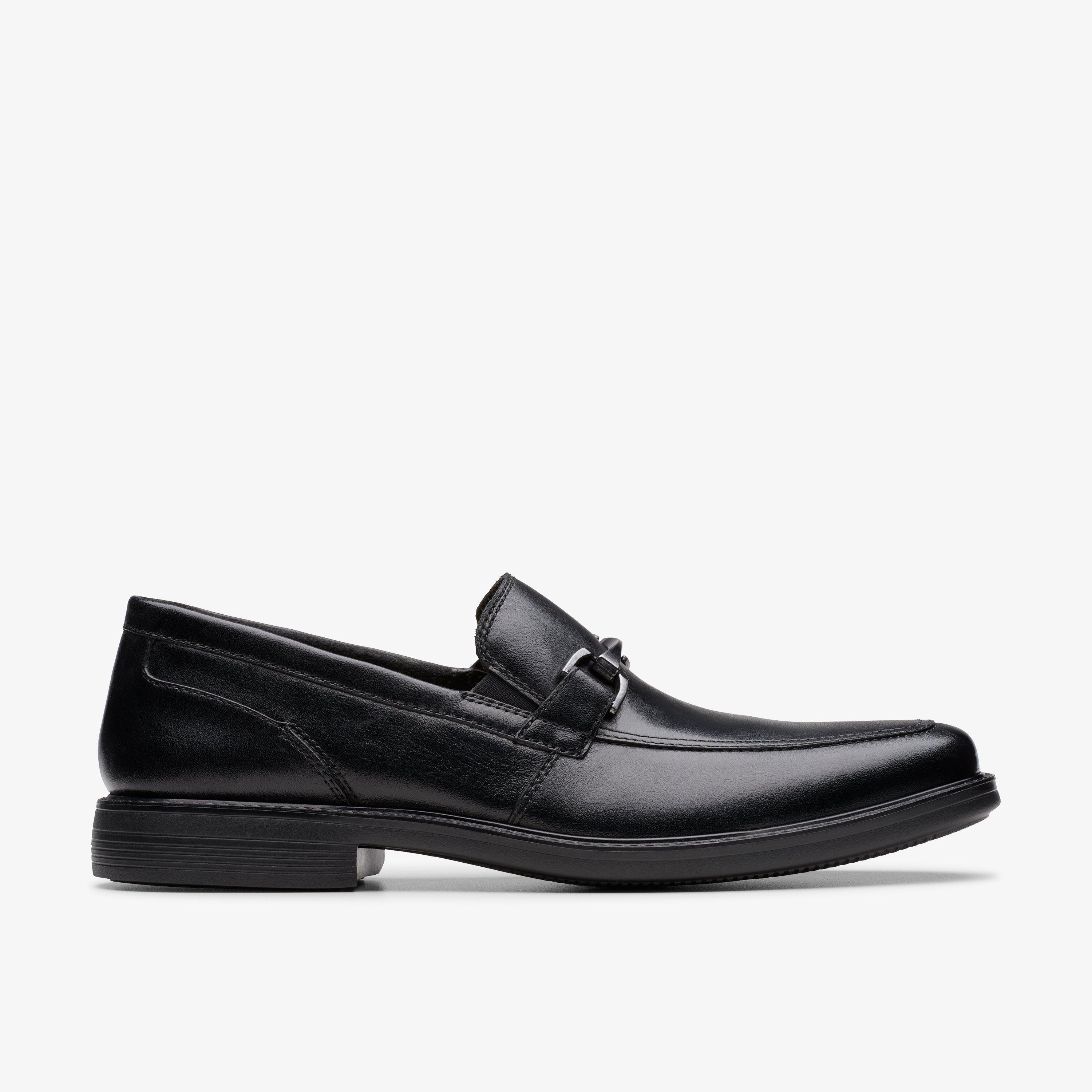 Laureate Step II Black Leather Loafers Slip Ons, view 1 of 6