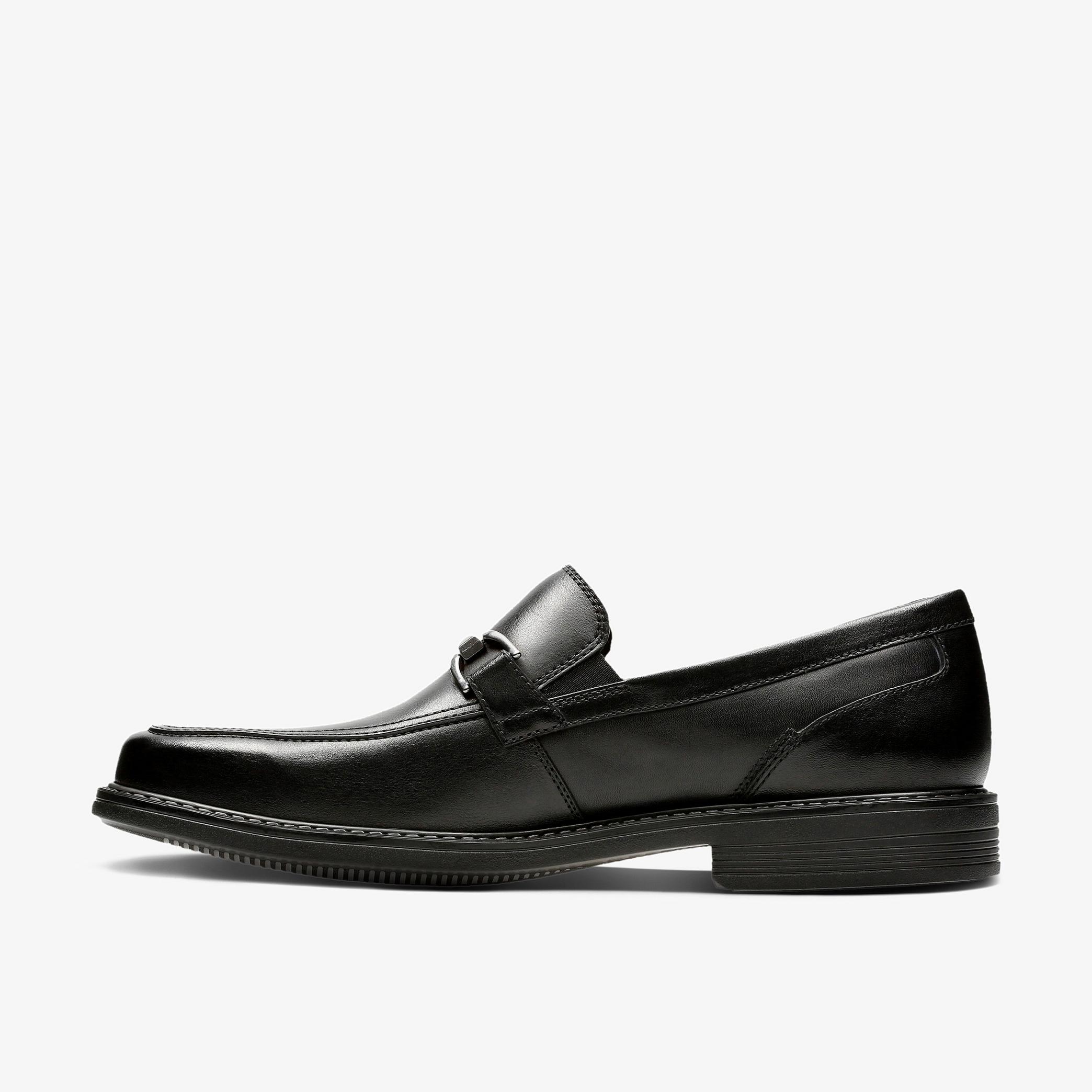 Laureate Step II Black Leather Loafers, view 2 of 5
