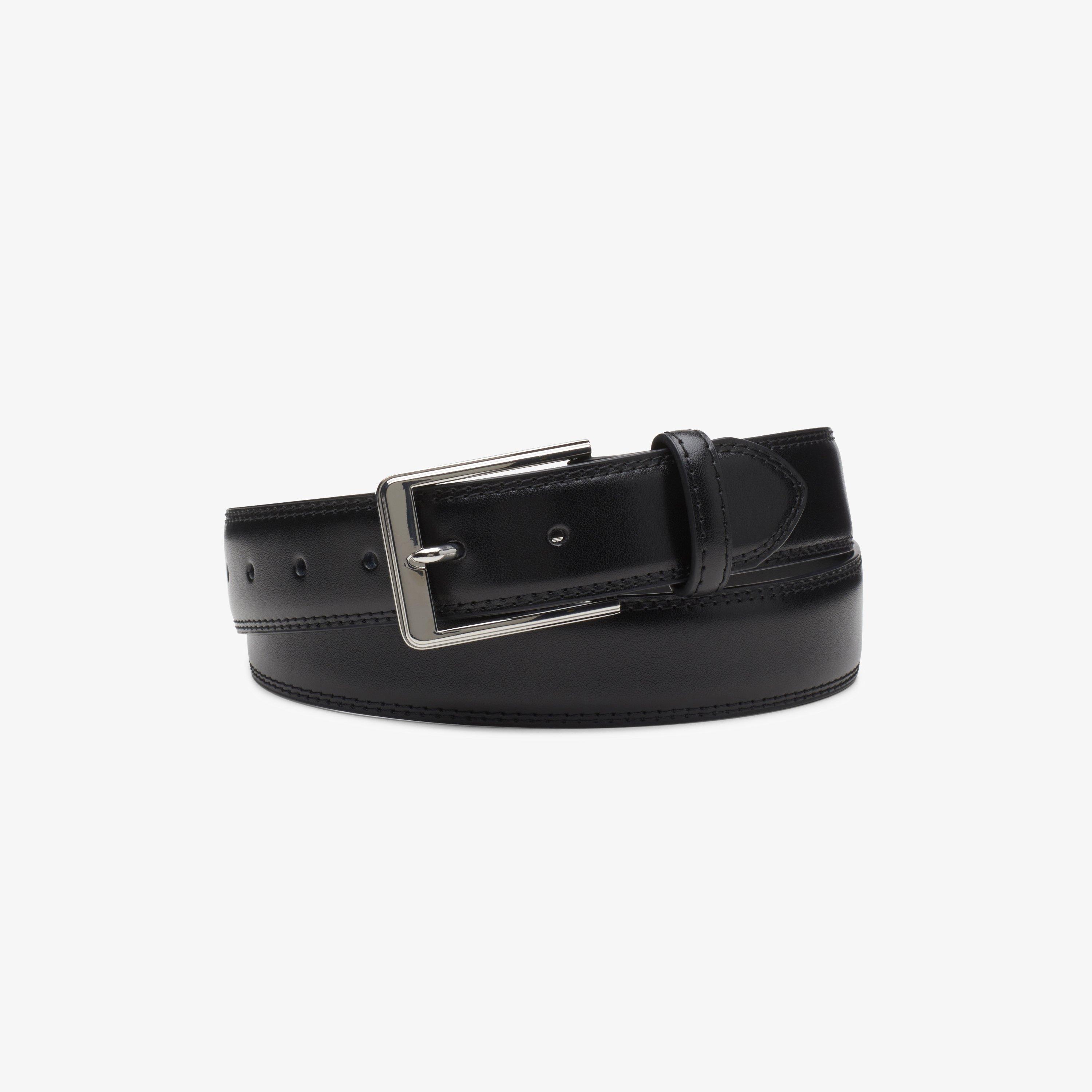 Mens Dress Belt Black Leather Belt | Clarks US
