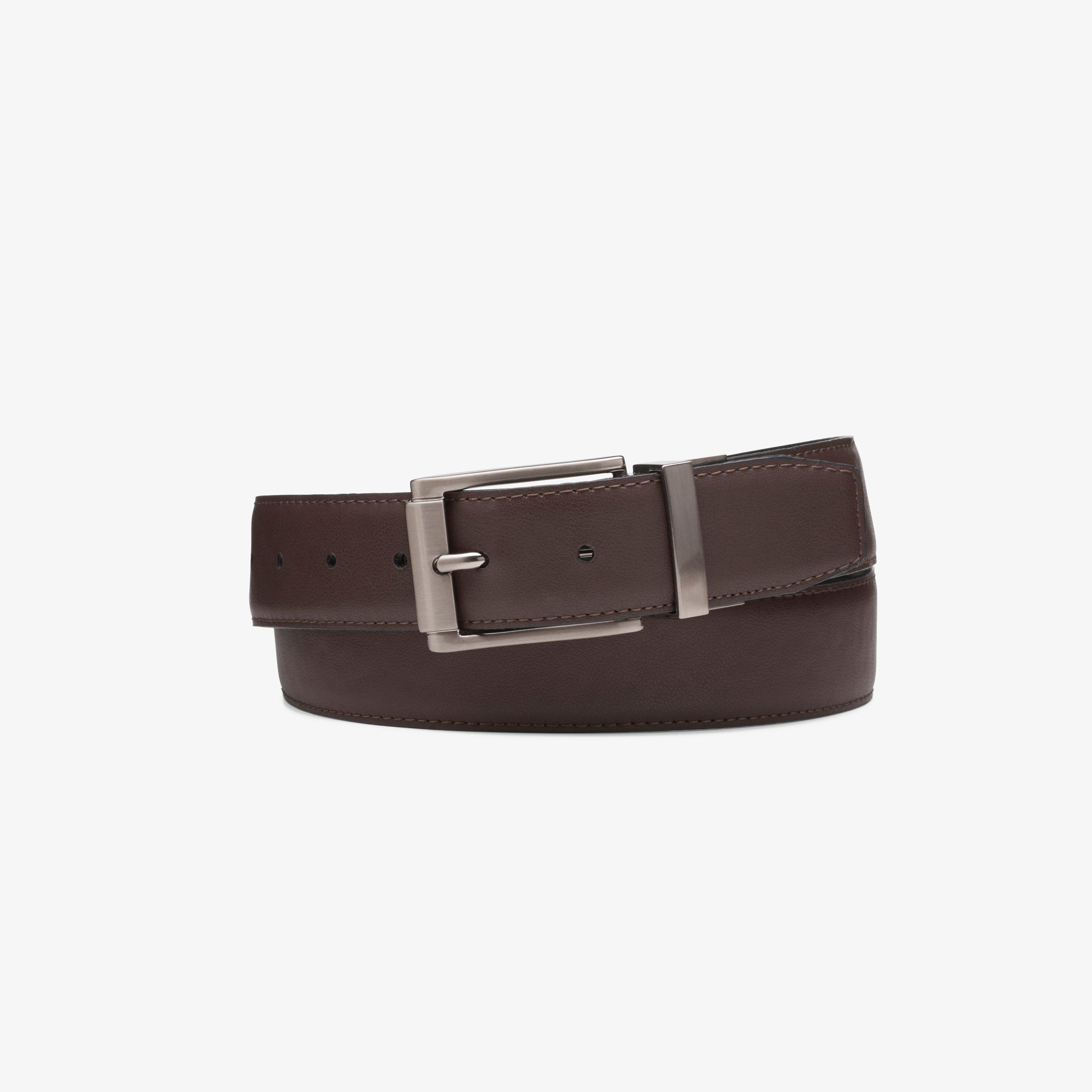 Mens Reversible Belt Black/Brown Belt Clarks US