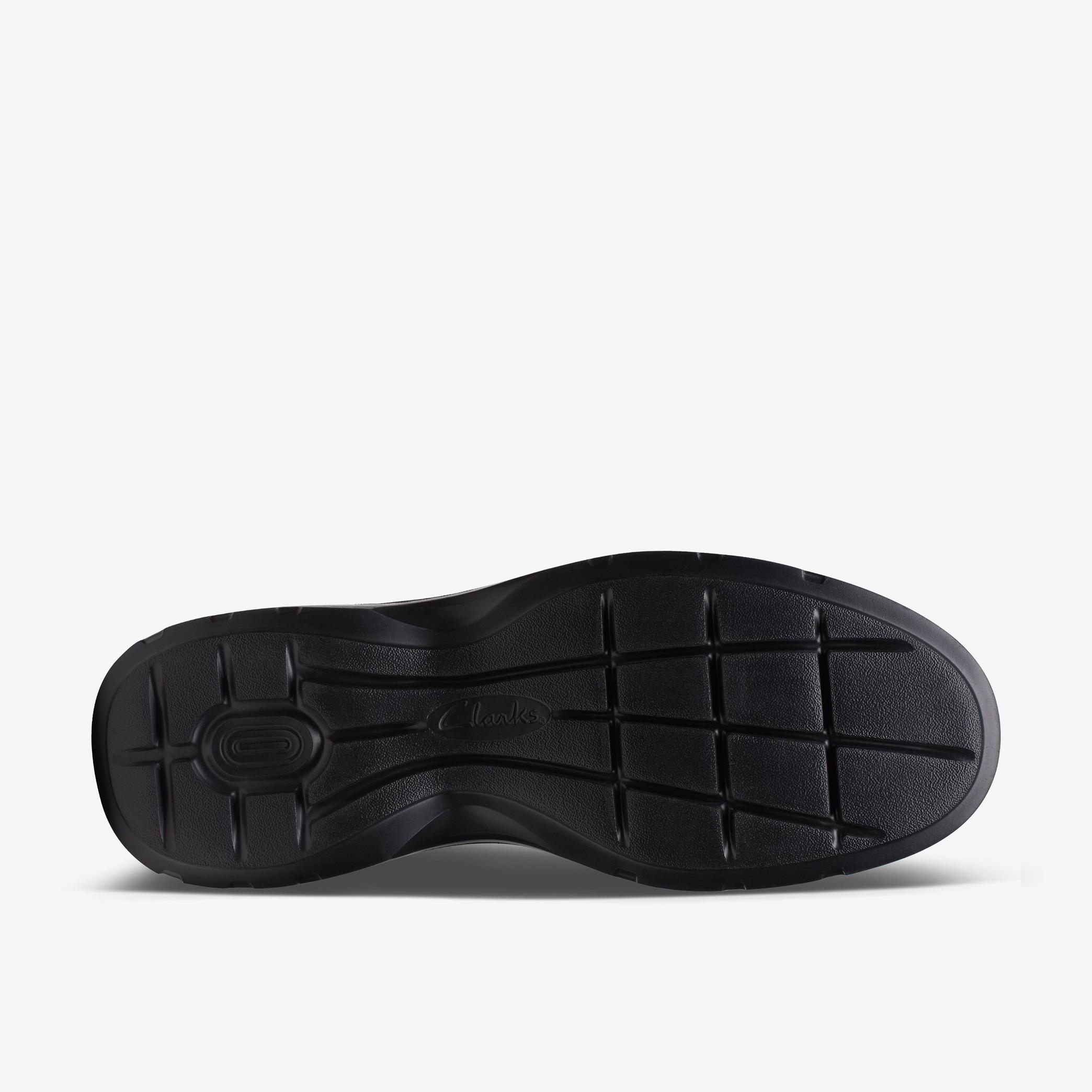 MENS Gessler Step Black Leather Loafers | Clarks CA