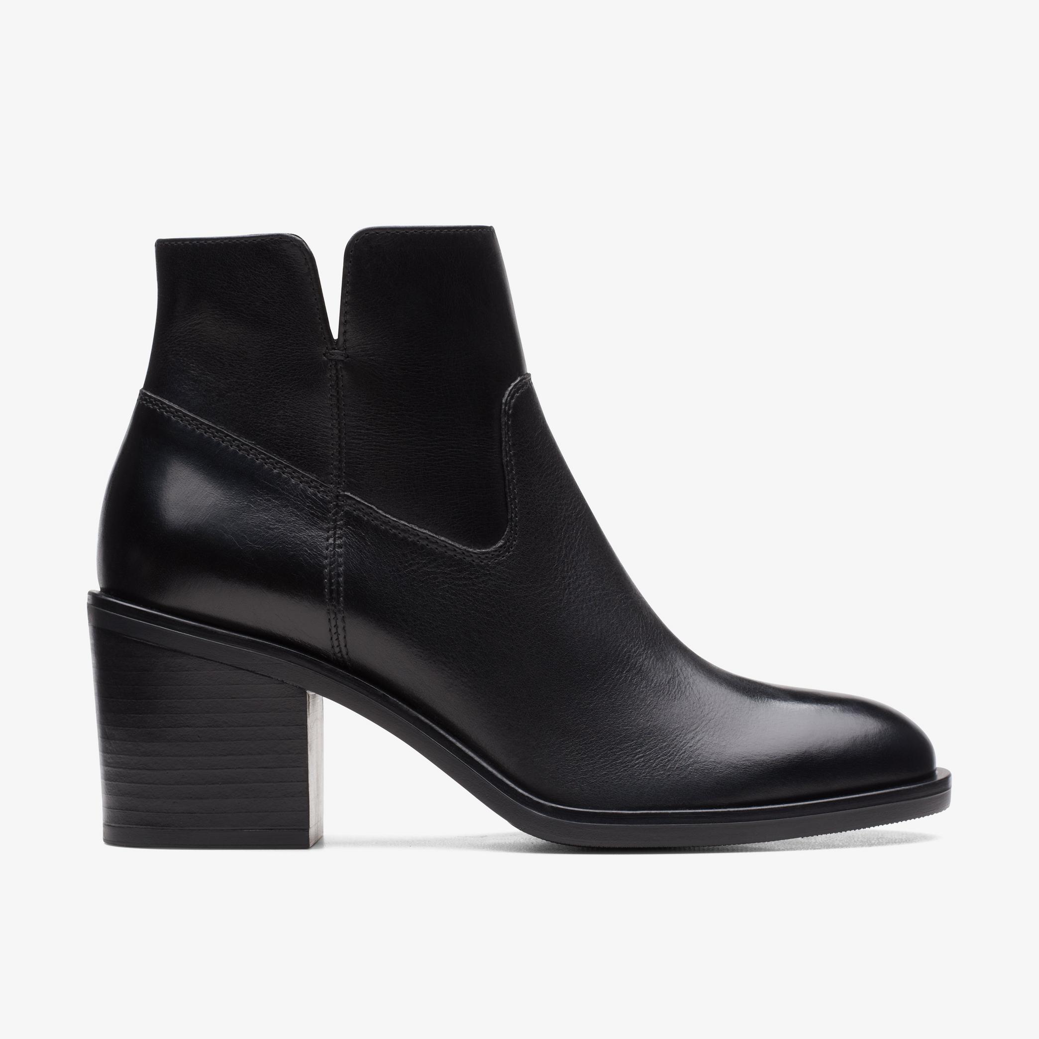 Valvestino Lo Black Leather Ankle Boots, view 1 of 7