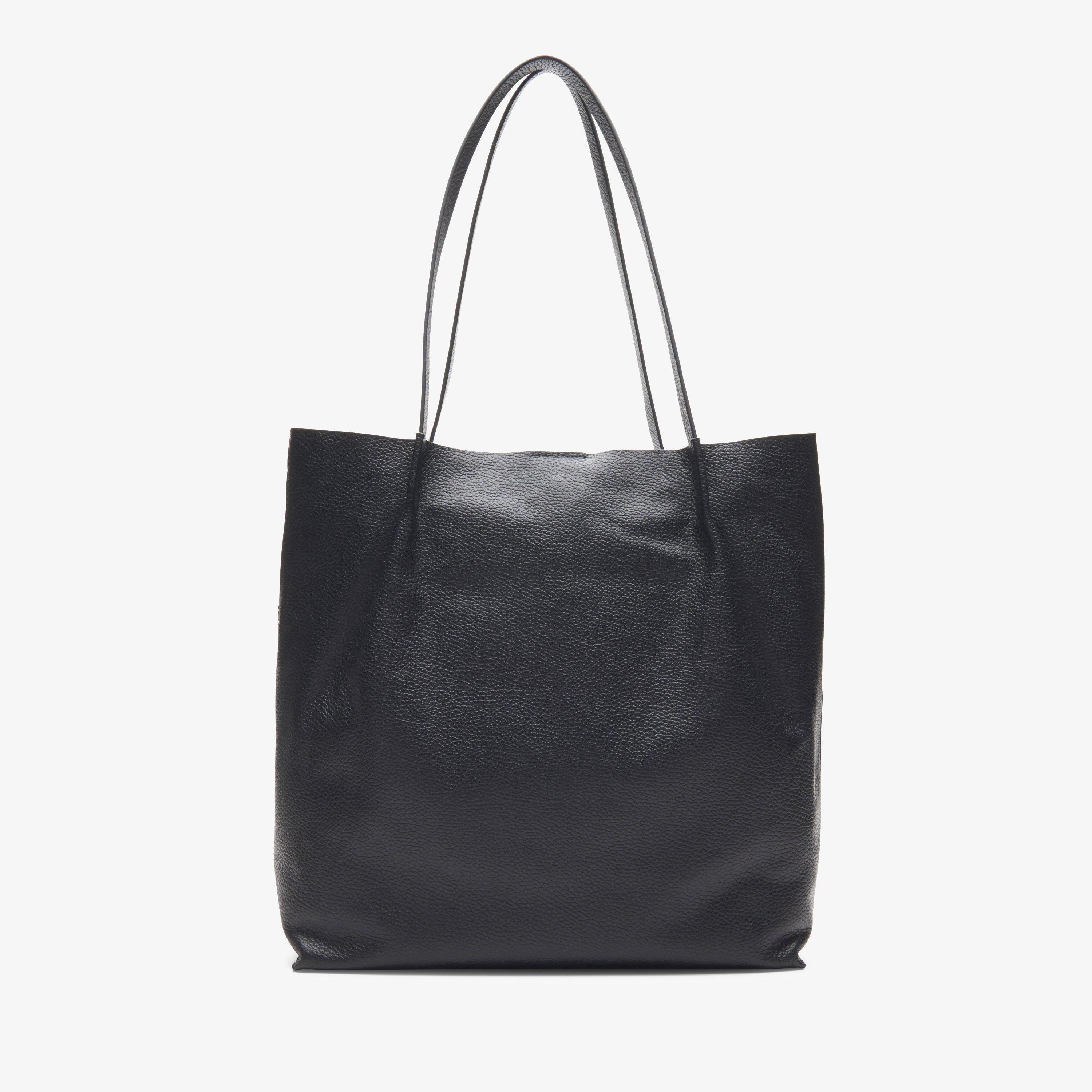 Womens Raelyn Tote Black Leather Backpack | Clarks UK