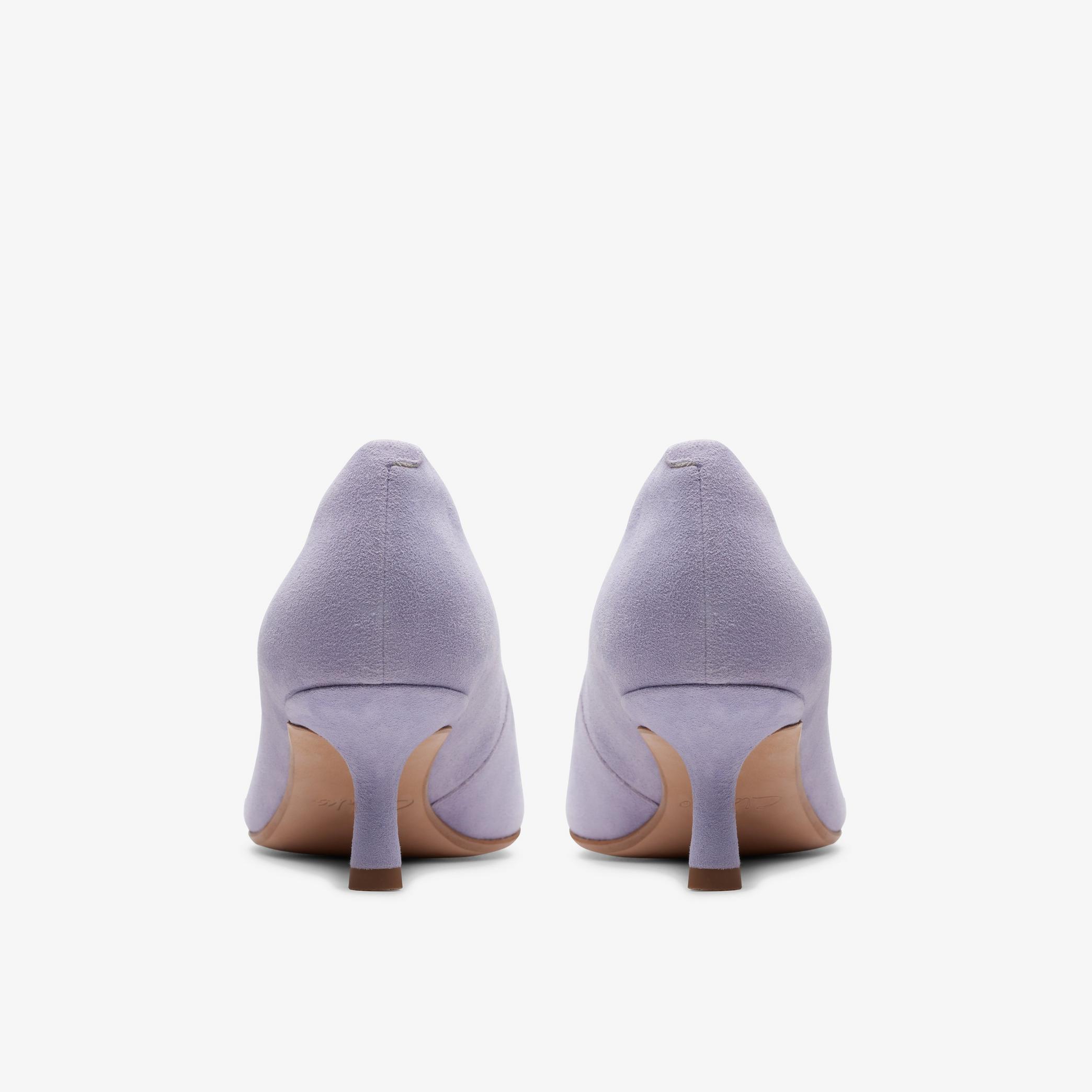 Violet55 Rae Lilac Suede Court Shoes, view 5 of 6