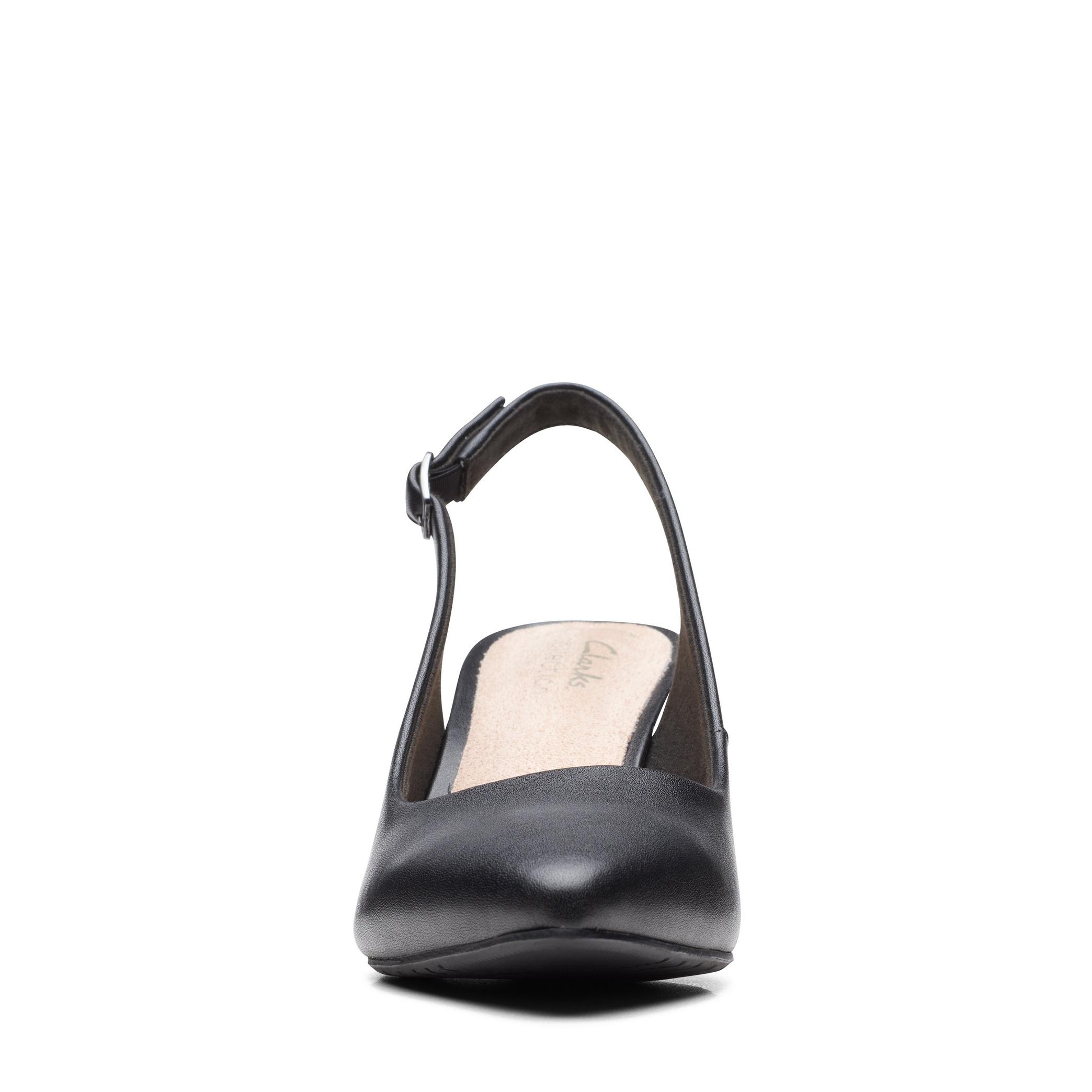 WOMENS Kataleyna Step Black Leather High Heels | Clarks US
