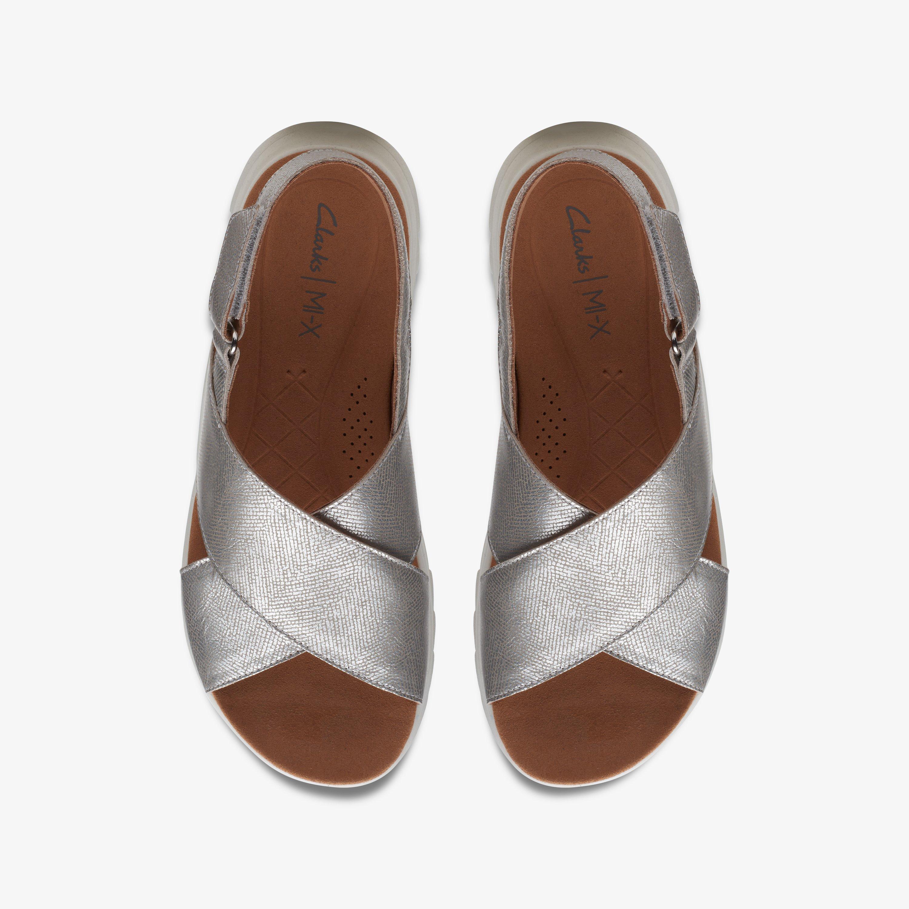 Clarks grey sandals hotsell