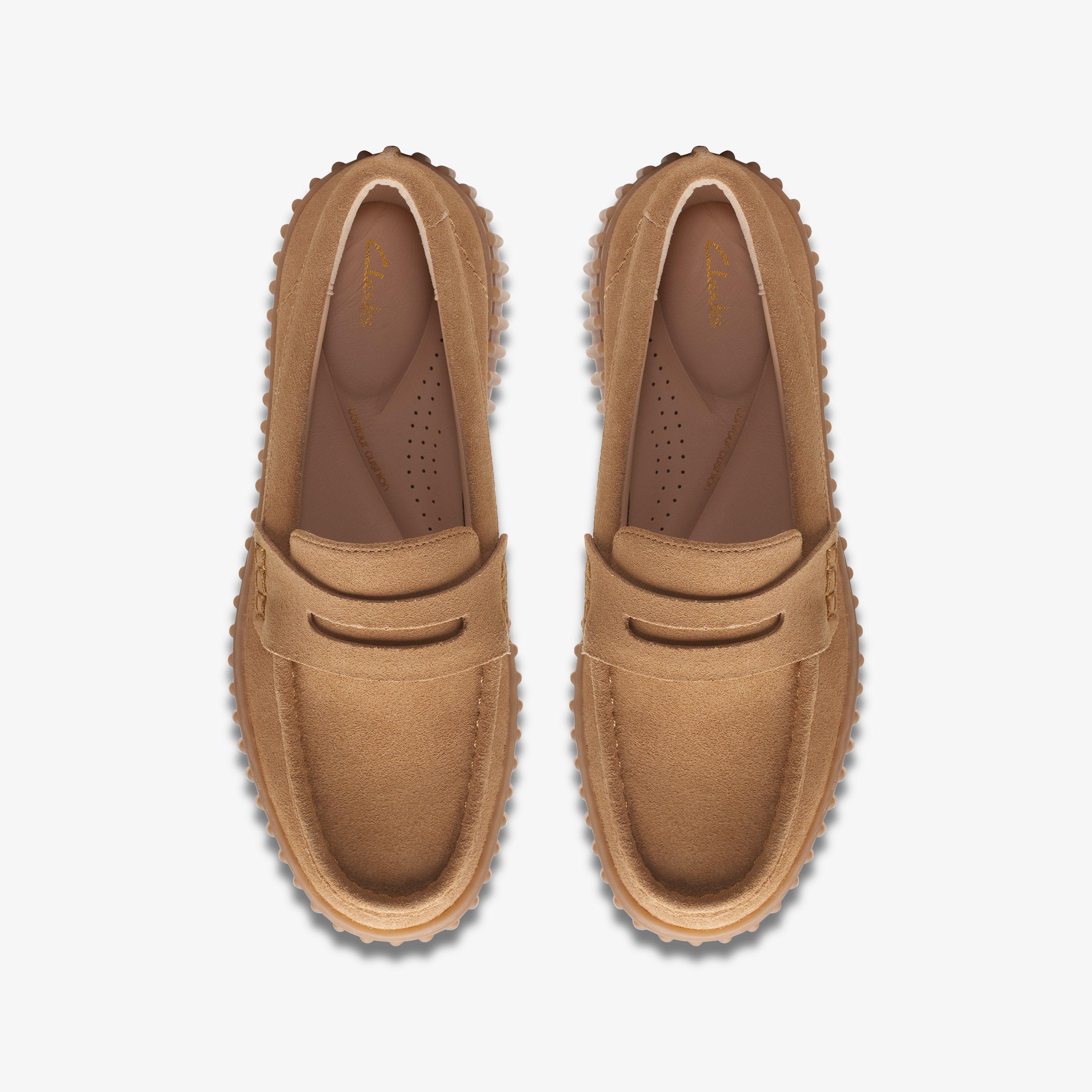 Clarks store suede loafers