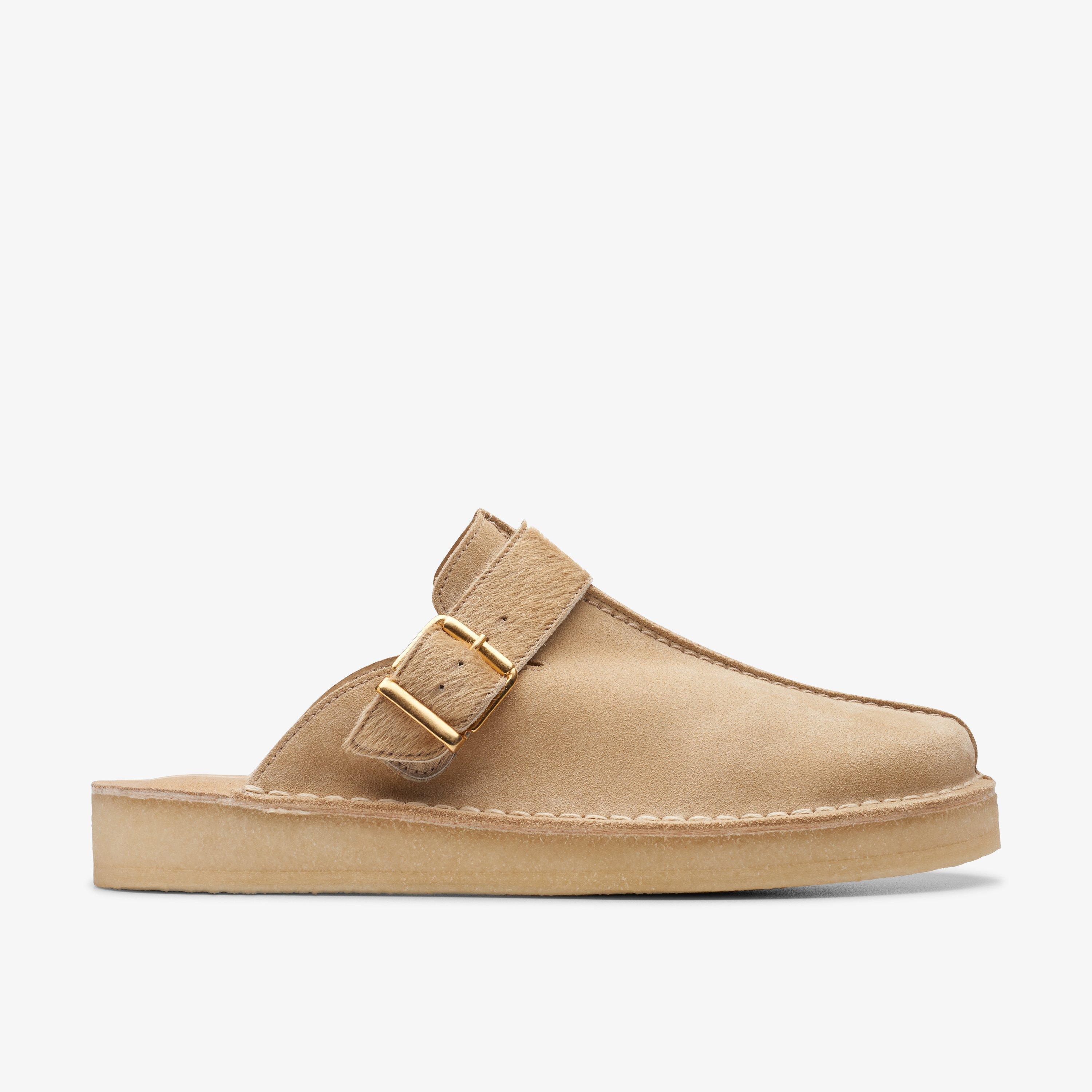 Clarks mens leather mules best sale