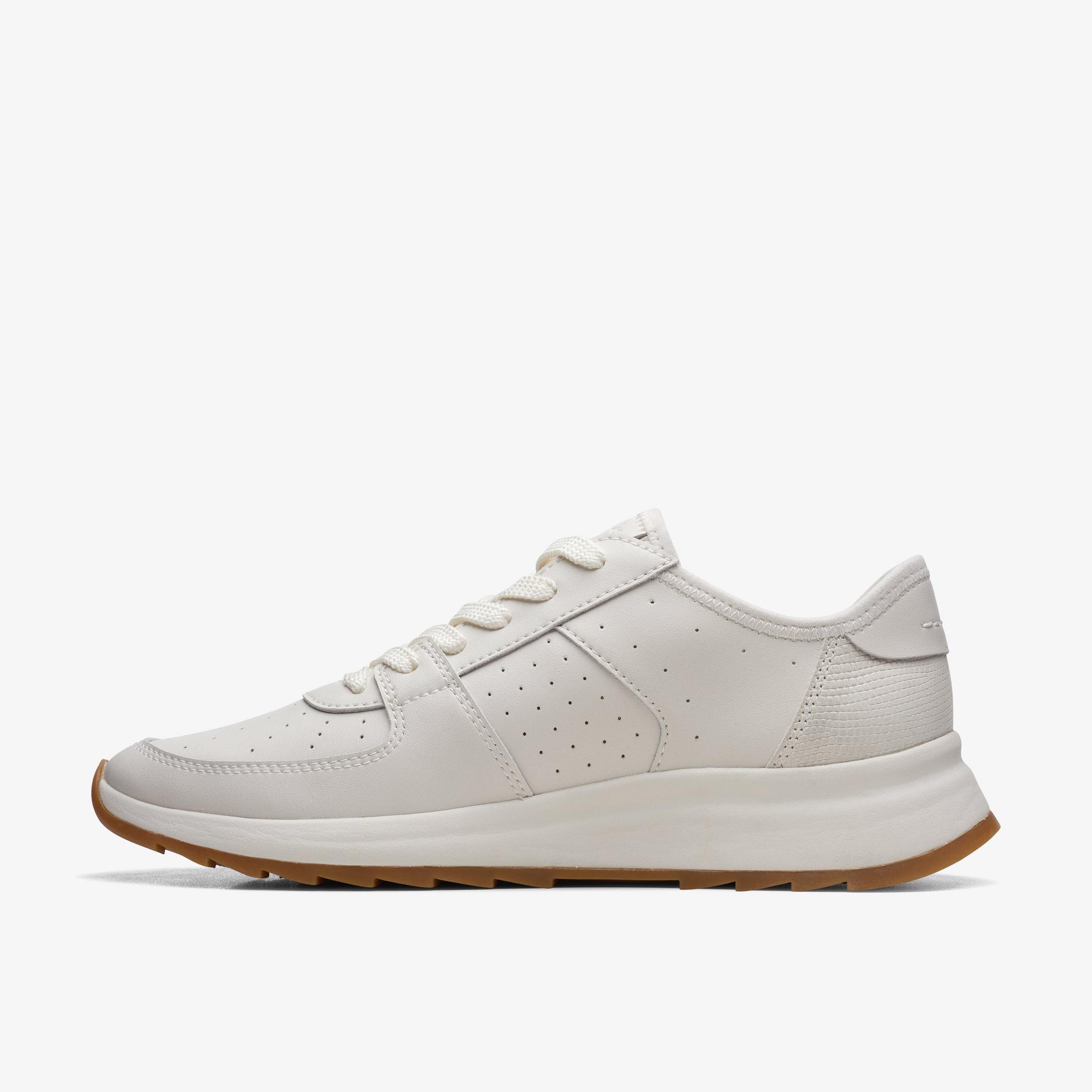 Dash Lite Run Off White Leather Trainers, view 2 of 6