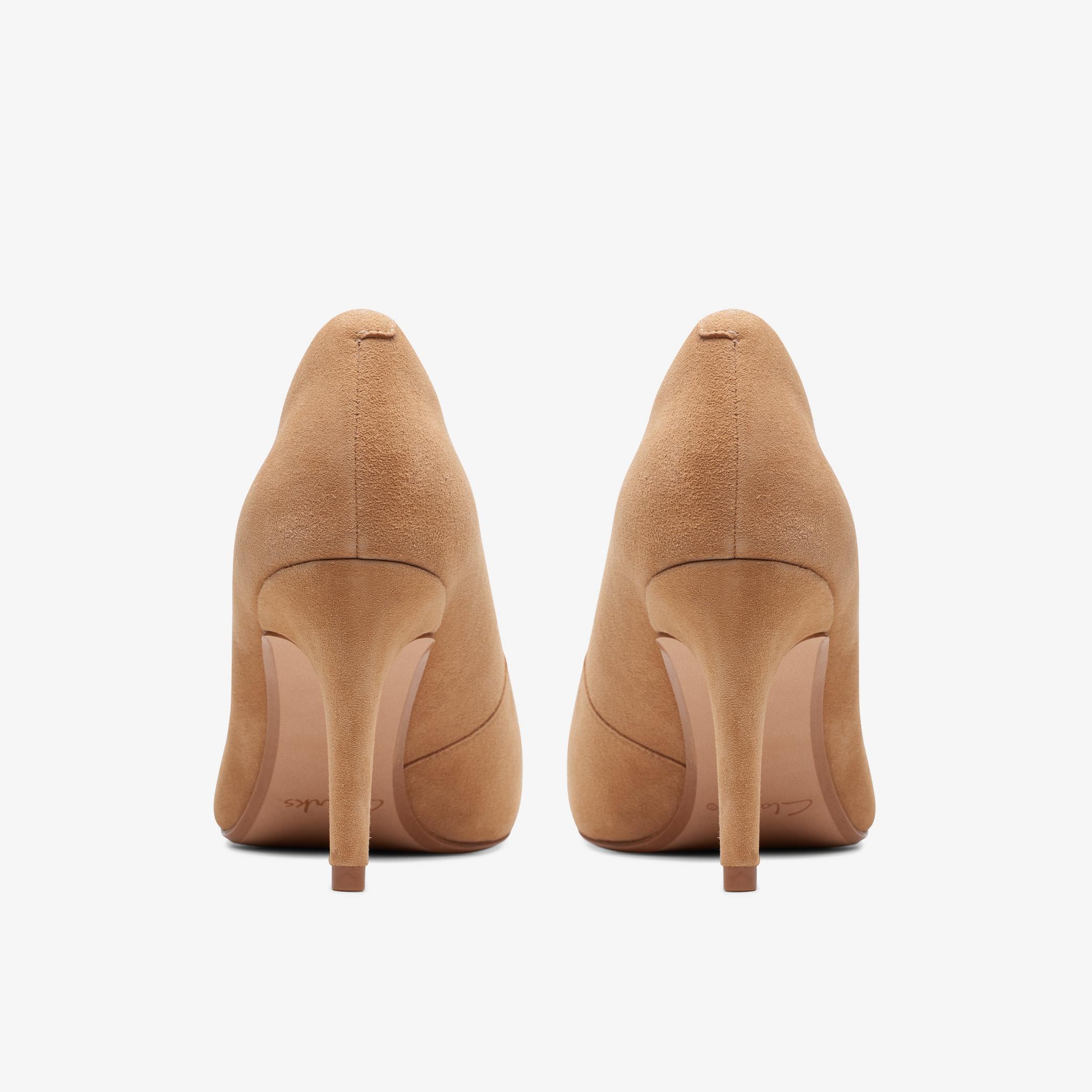 Laina Rae Camel Suede Court Shoes, view 5 of 6