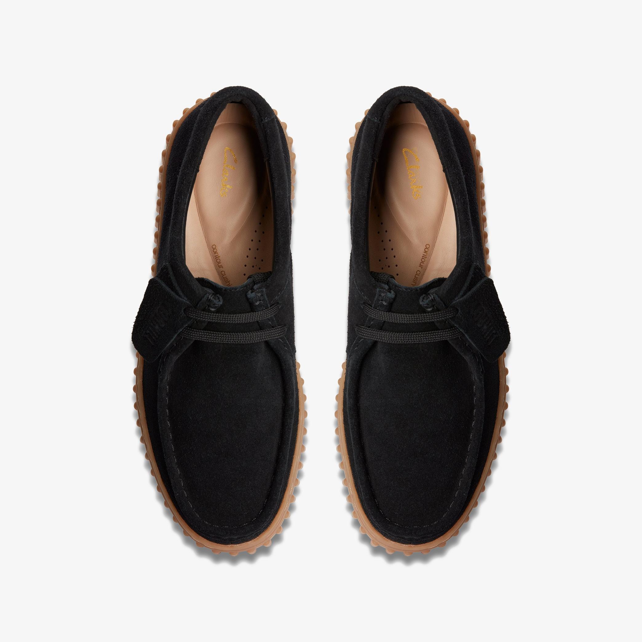 Womens Torhill Bee Black Suede Moccasins | Clarks UK