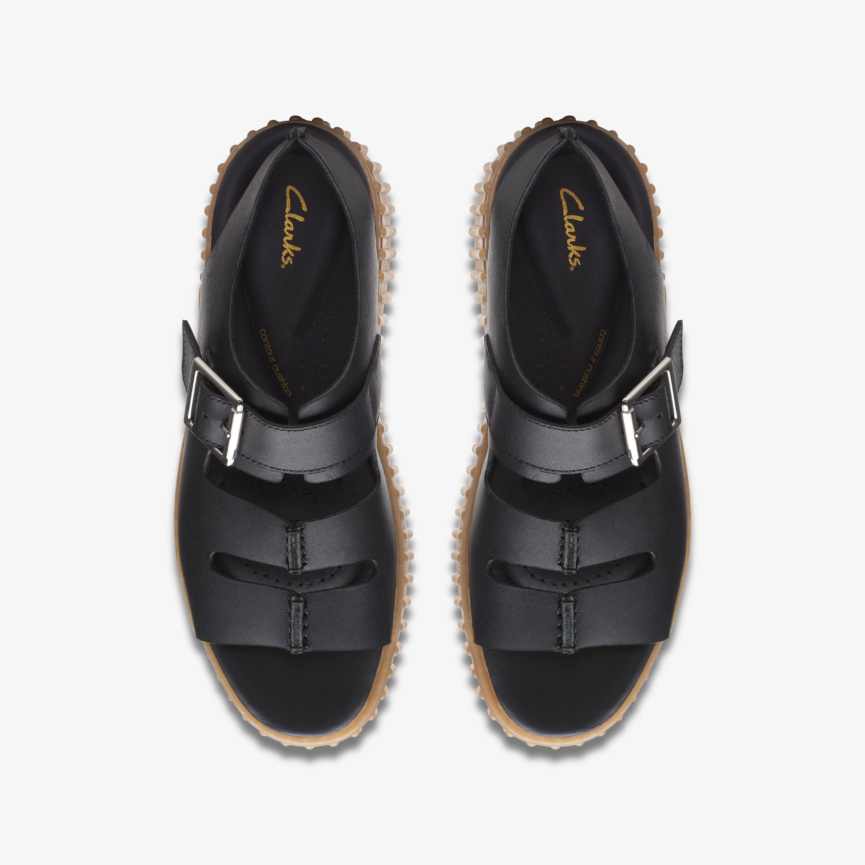 Sandales noires pour femmes Chaussures confortables Clarks